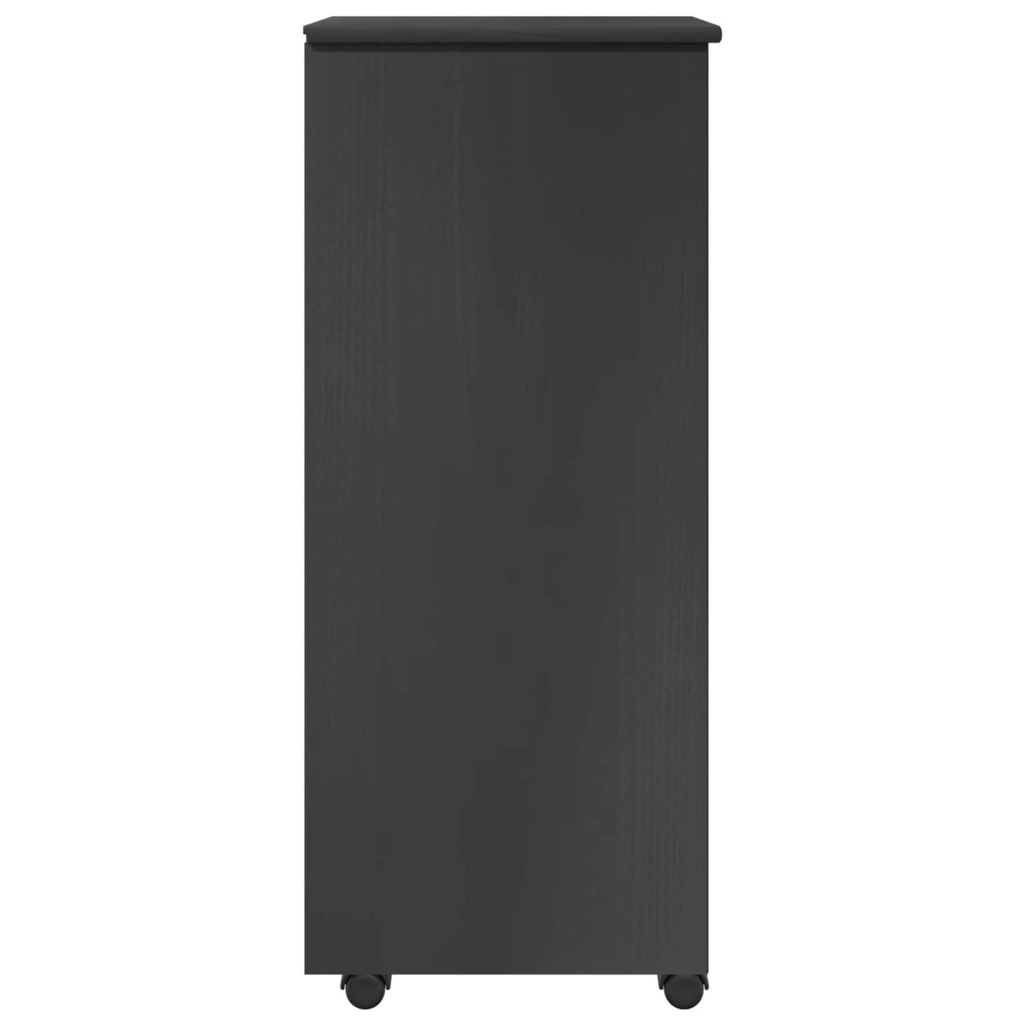 vidaXL Κινητό Ντουλάπι 34 x 39 x 93,5 εκ Στερεό ξύλο πεύκου Γκρι