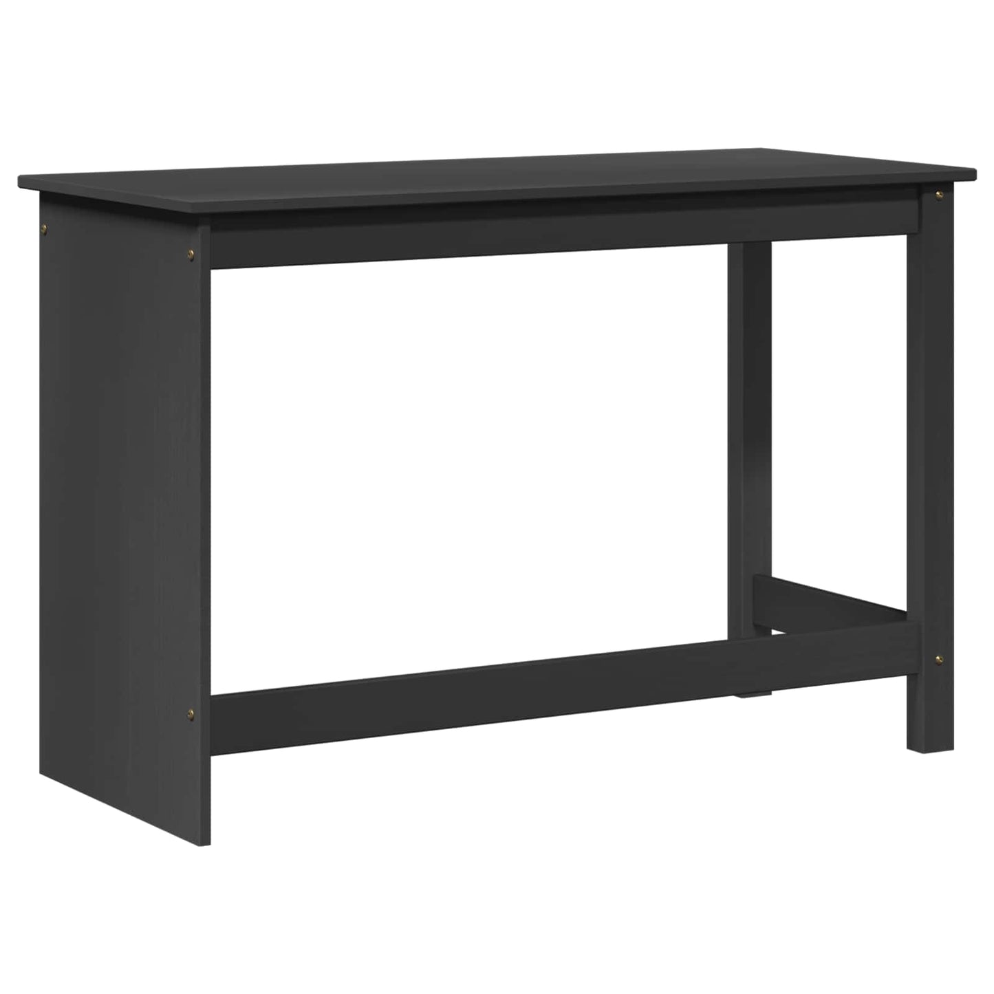 vidaXL Γραφείο Γκρι 112 x 50 x 75 εκ. Στερεό ξύλο πεύκου