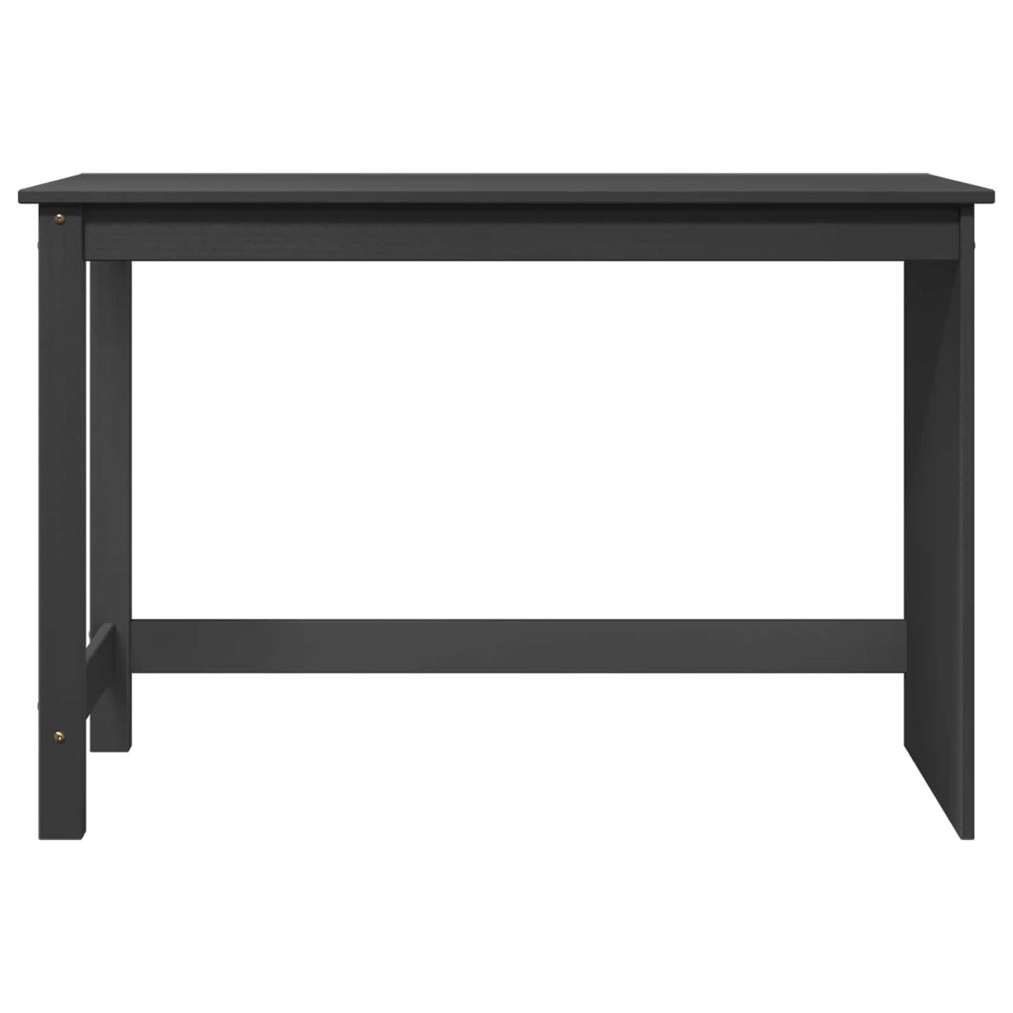 vidaXL Γραφείο Γκρι 112 x 50 x 75 εκ. Στερεό ξύλο πεύκου