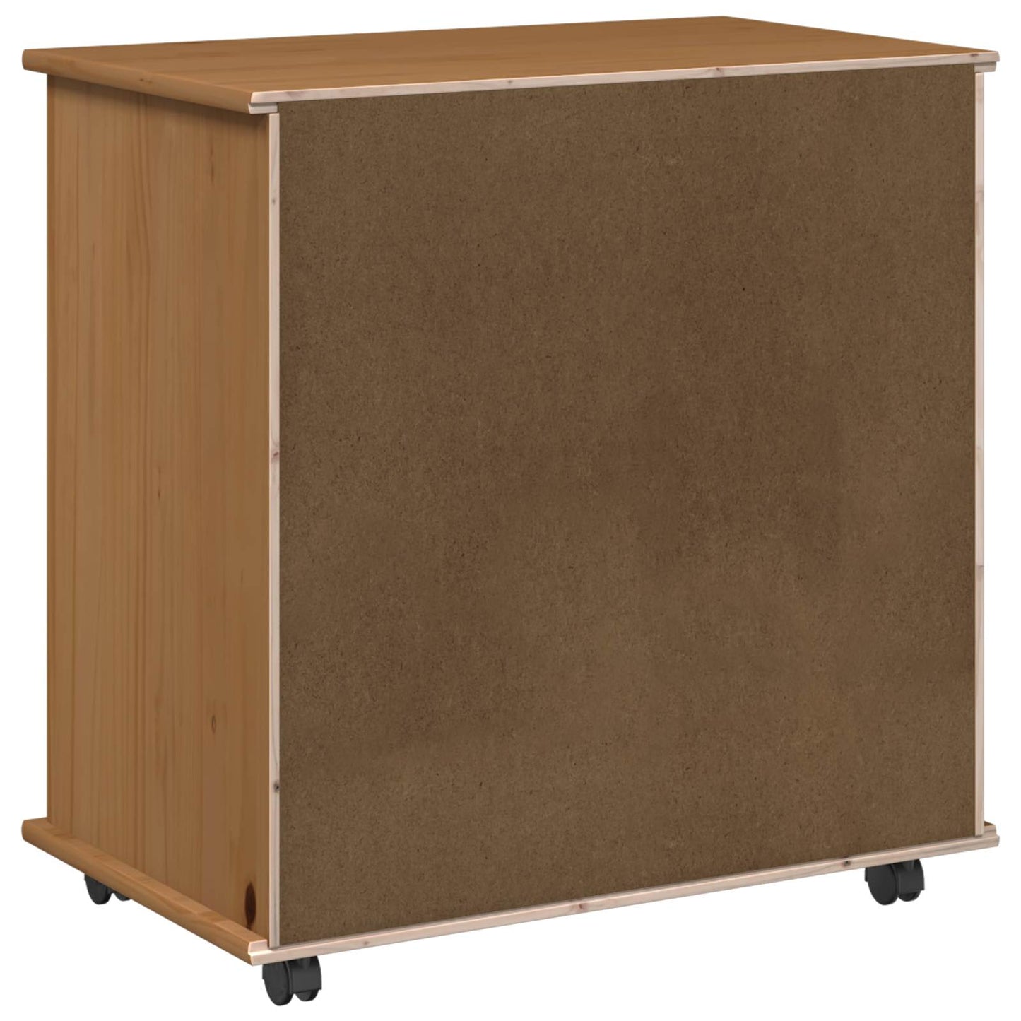 vidaXL Κινητό Ντουλάπι 63,5 x 39 x 65,5 εκ. Στερεό ξύλο πεύκου