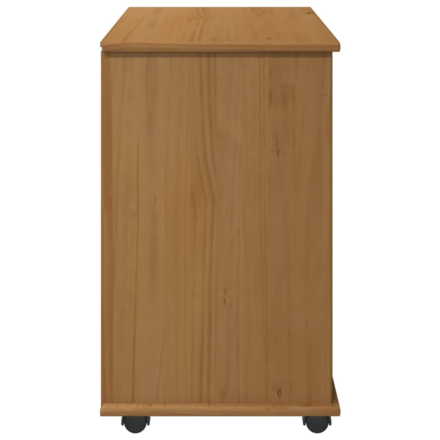 vidaXL Κινητό Ντουλάπι 63,5 x 39 x 65,5 εκ. Στερεό ξύλο πεύκου