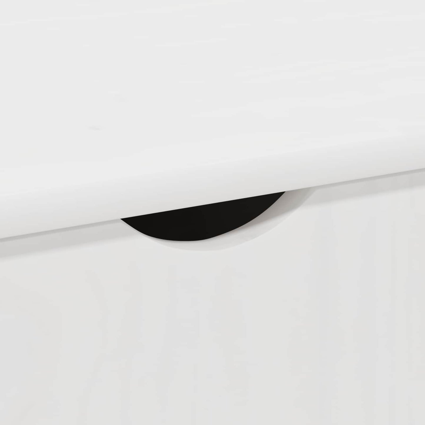 vidaXL Κινητό Ντουλάπι Λευκό 100 x 39 x 65,5 εκ Στερεό ξύλο πεύκου