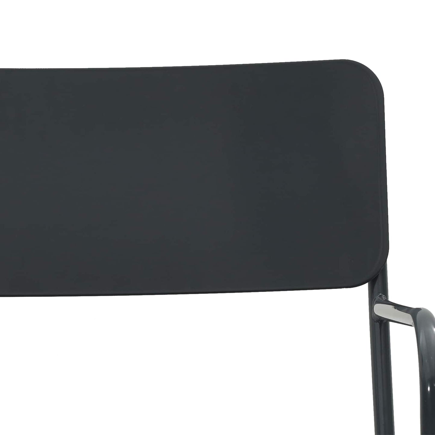 vidaXL Καρέκλες Κήπου 2 pcs Ανθρακί 51 x 55 x 81 εκ Ατσάλι