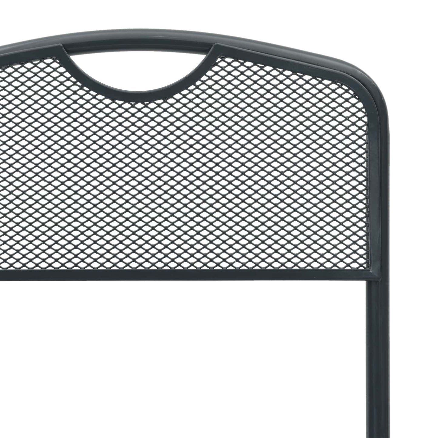 vidaXL Καρέκλες Κήπου 2 pcs Ανθρακί 52,5 x 46 x 82 εκ Σίδερο