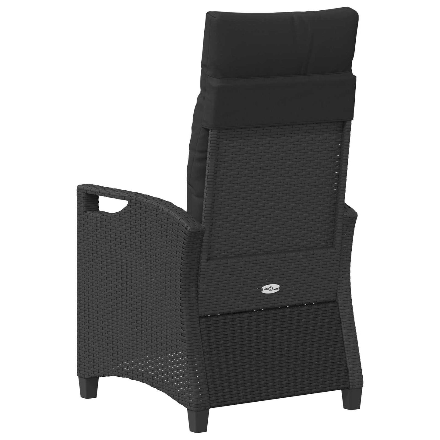 vidaXL Καρέκλα Κήπου 2 pcs Μαύρο 56 x 64 x 94 εκ.