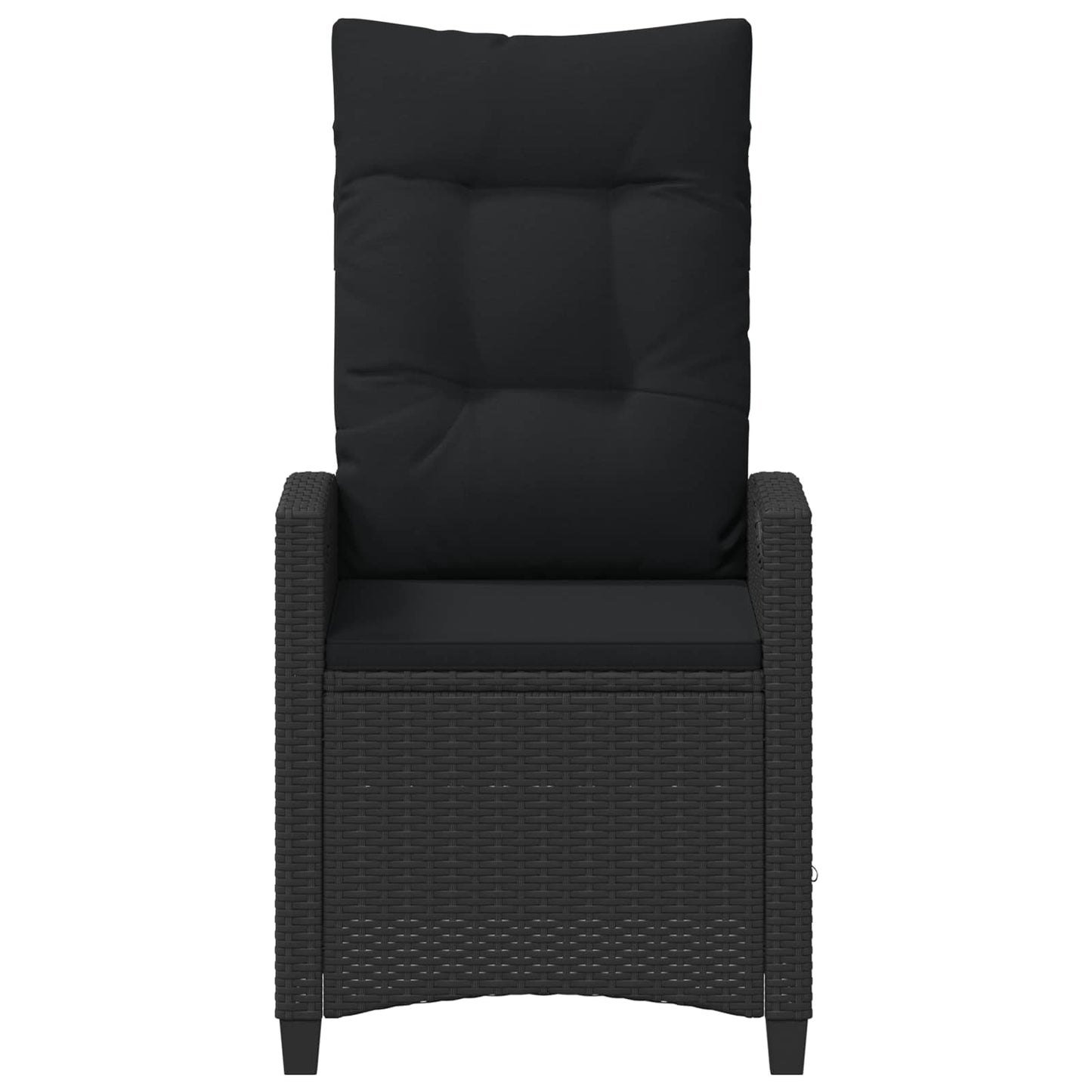 vidaXL Καρέκλα Κήπου 2 pcs Μαύρο 56 x 64 x 94 εκ.