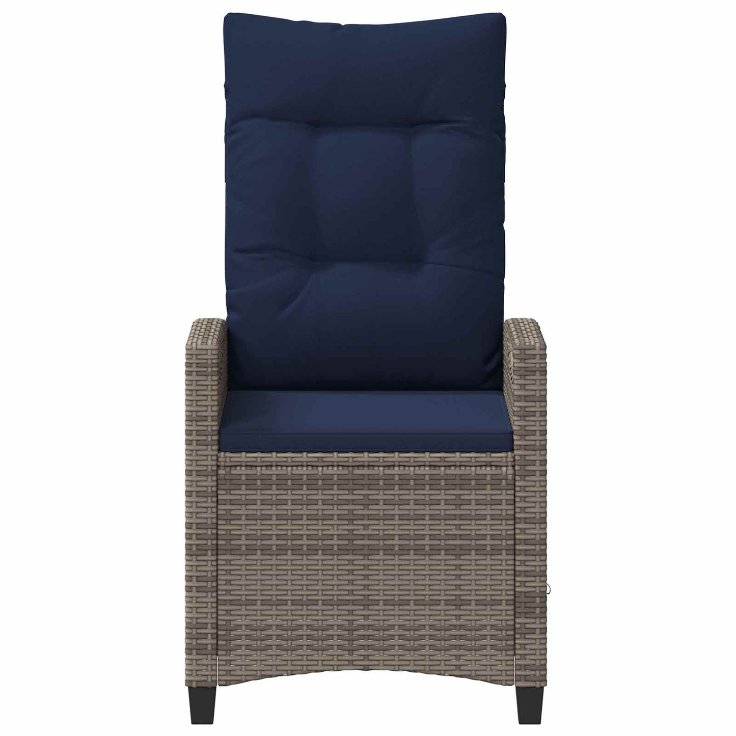 vidaXL Ανακλινόμενη καρέκλα κήπου 56 x 60 x 112 εκ. ατσάλι