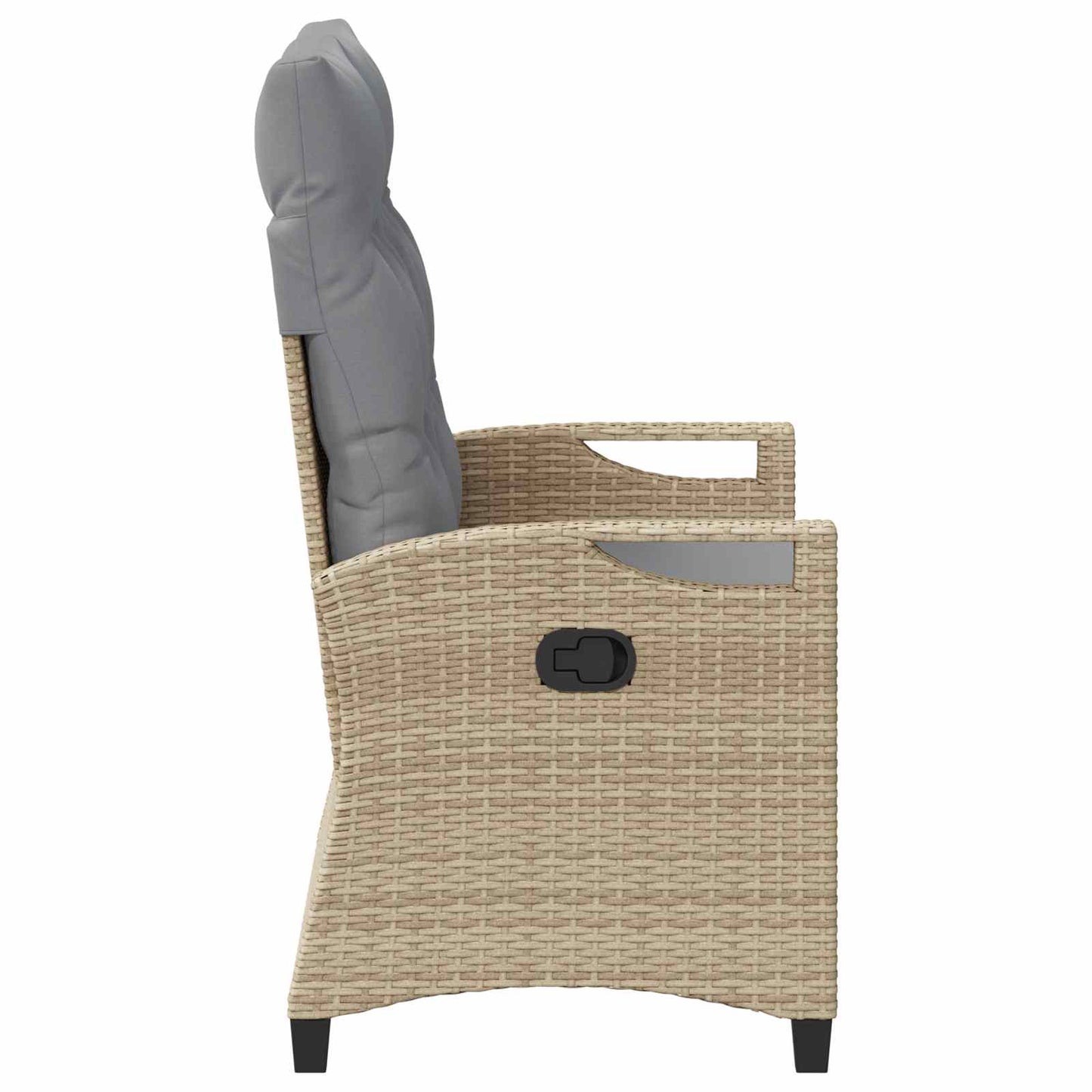 vidaXL Παγκάκι κήπου Μπέζ και Ανοιχτό Γκρι 105 x 60 x 112 εκ