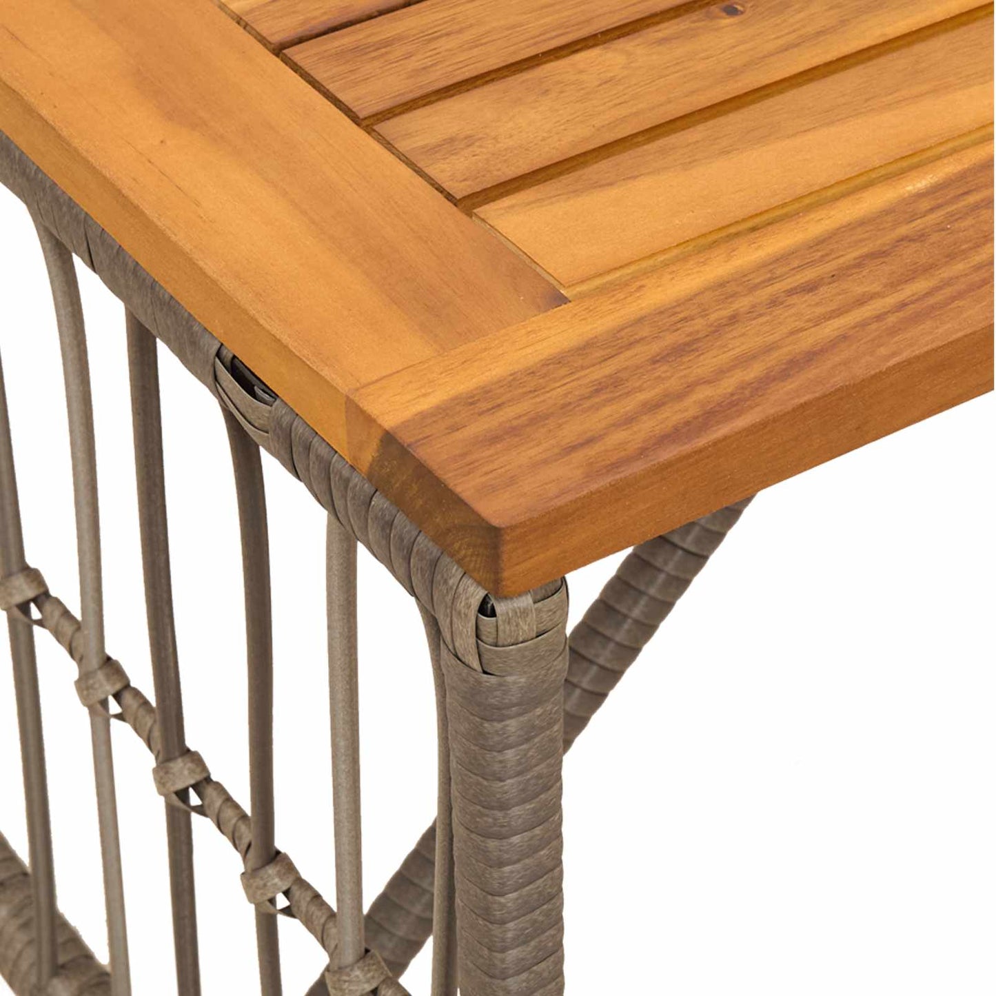 vidaXL Εξωτερικό Τραπέζι Γκρι 80 x 40 x 40 cm