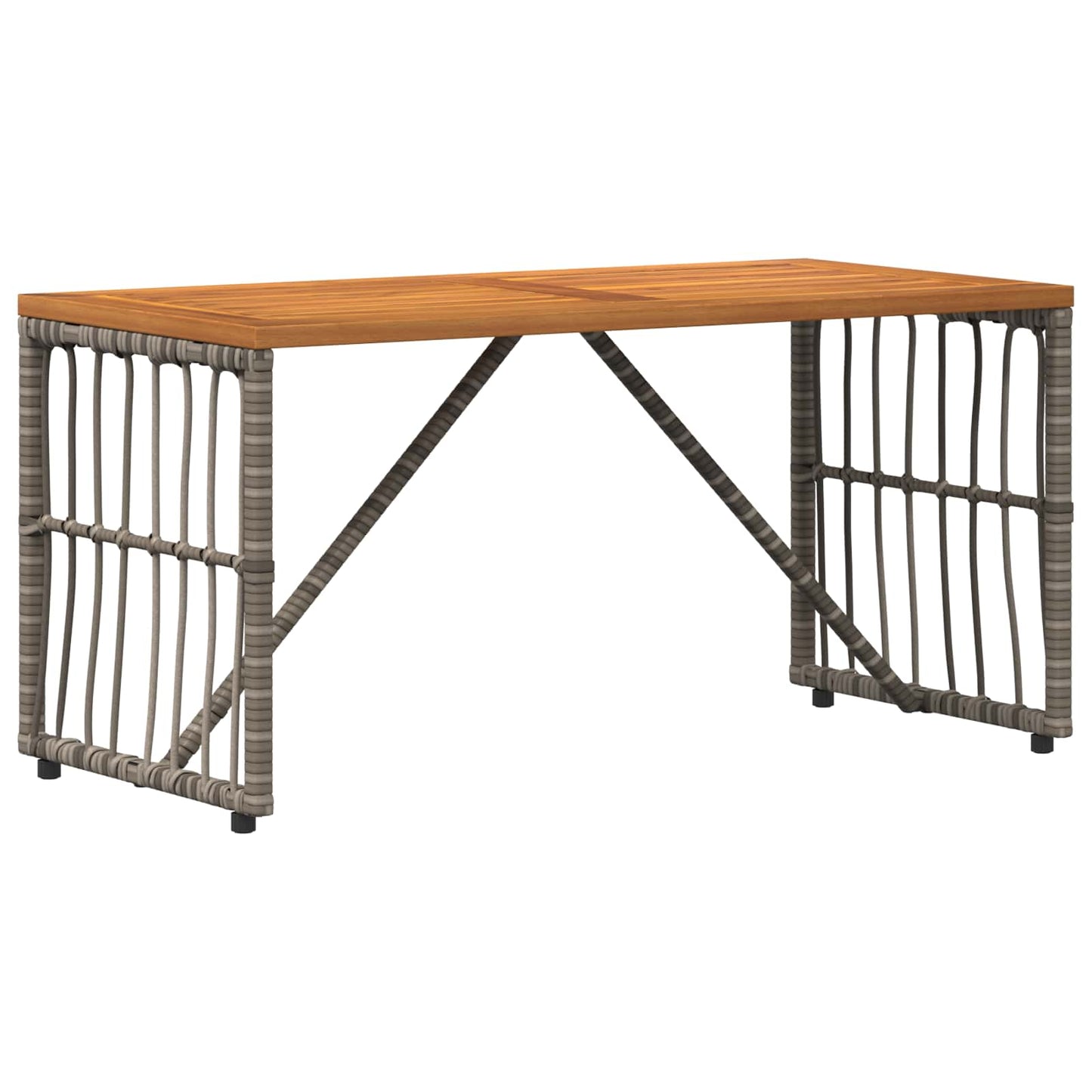 vidaXL Εξωτερικό Τραπέζι Γκρι 80 x 40 x 40 cm