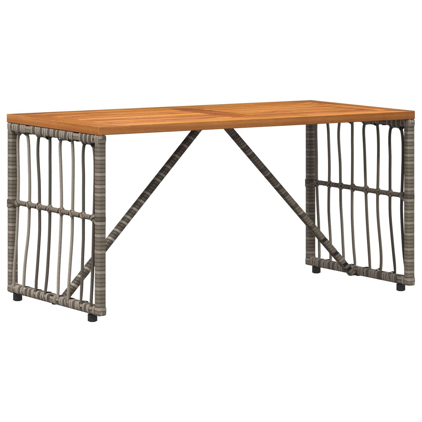vidaXL Εξωτερικό Τραπέζι Γκρι 80 x 40 x 40 cm