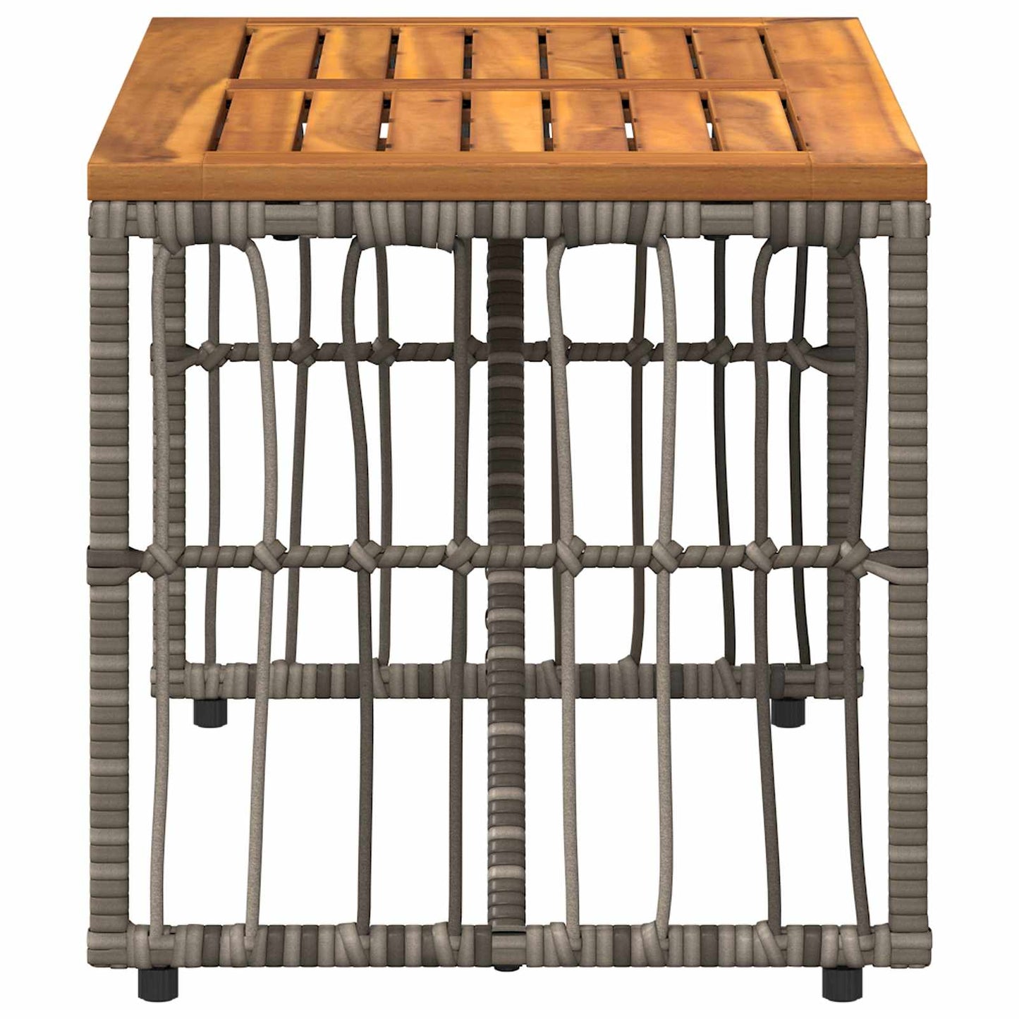vidaXL Εξωτερικό Τραπέζι Γκρι 80 x 40 x 40 cm
