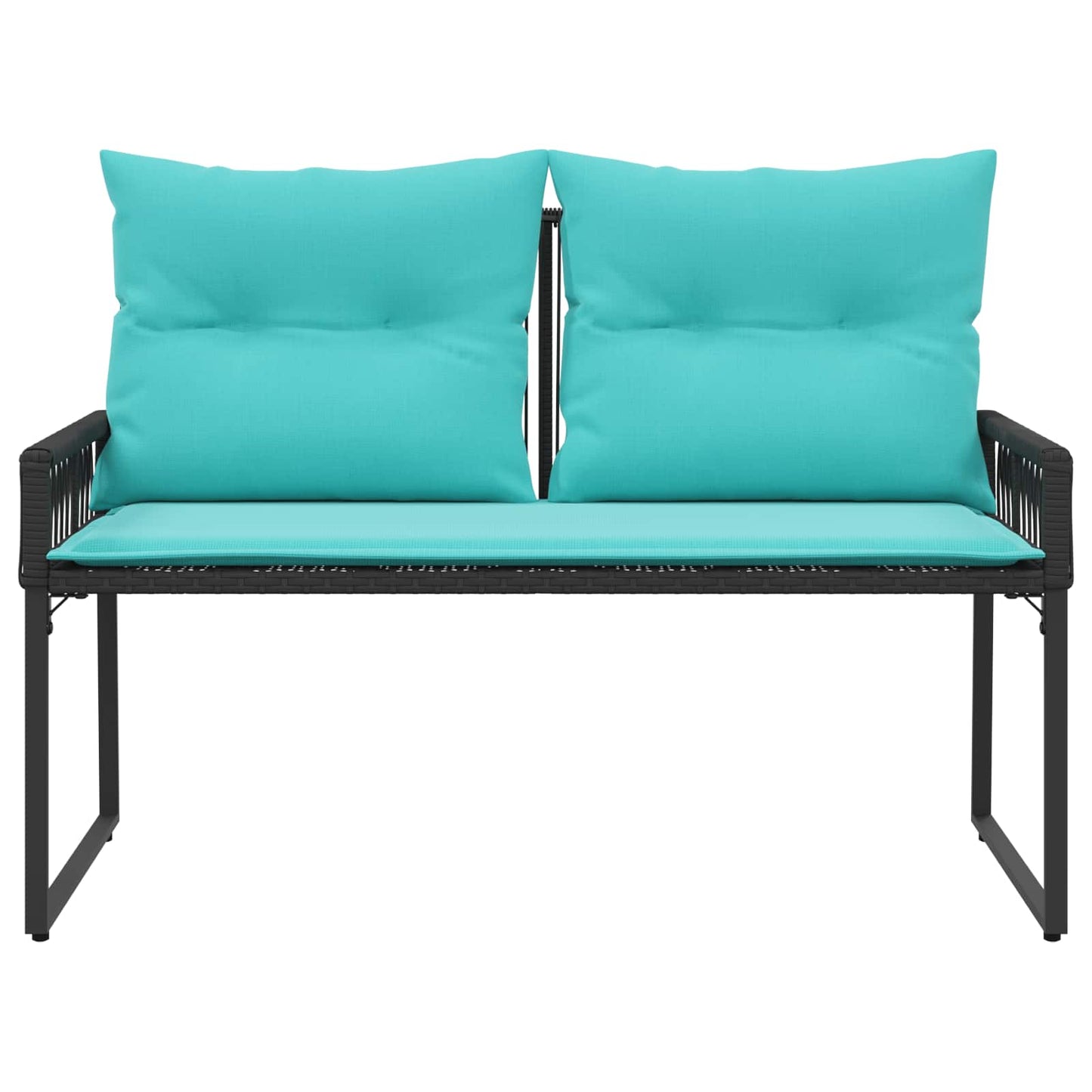 vidaXL Εξωτερικός πάγκος 2 -Seater 4 τμχ. 110 x 59 x 82 εκ Ορθογώνιος