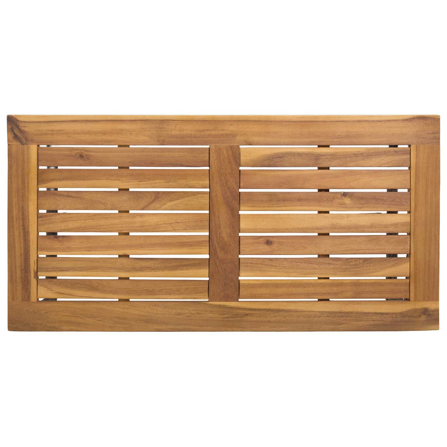 vidaXL Εξωτερικό Τραπέζι Γκρι και Καφέ 80 x 40 x 40 cm συνθετικό ρατάν