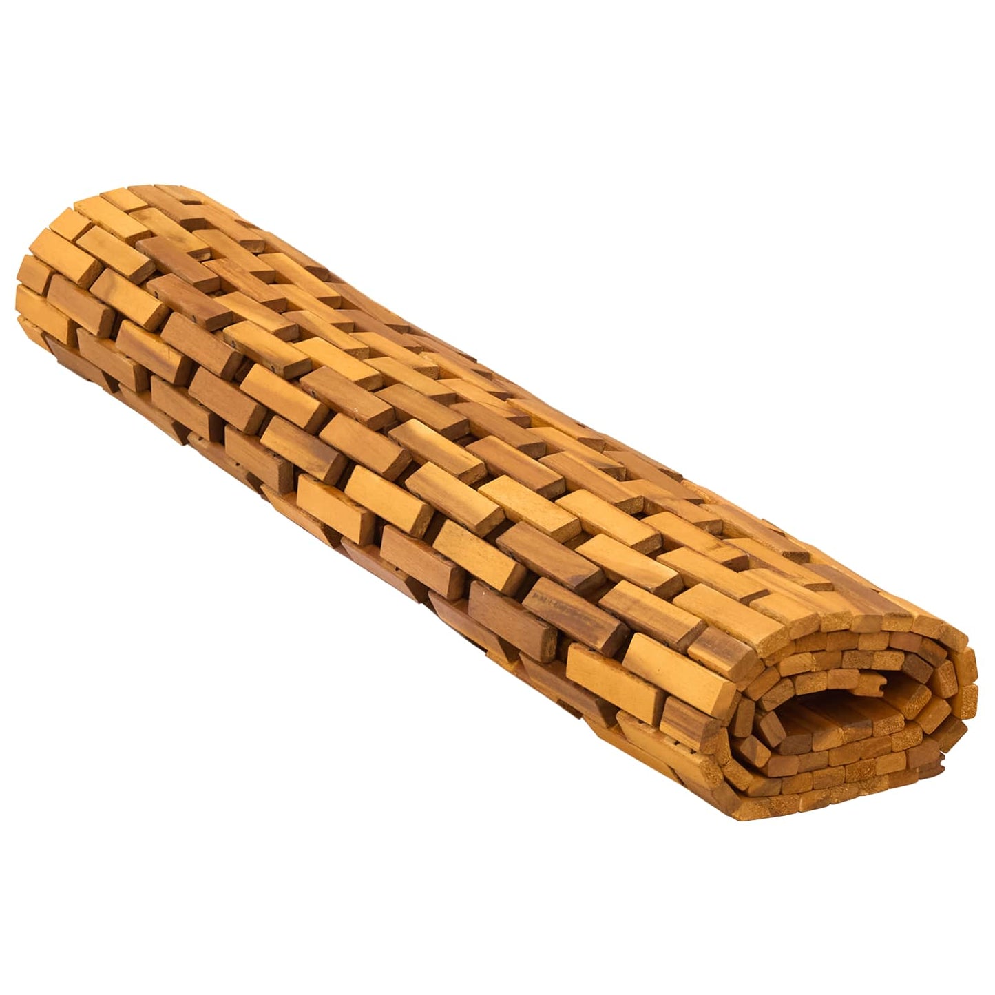 vidaXL Πατάκια μπάνιου Φυσικό 95 x 140 cm Στερεό Ξύλο Ακακίας