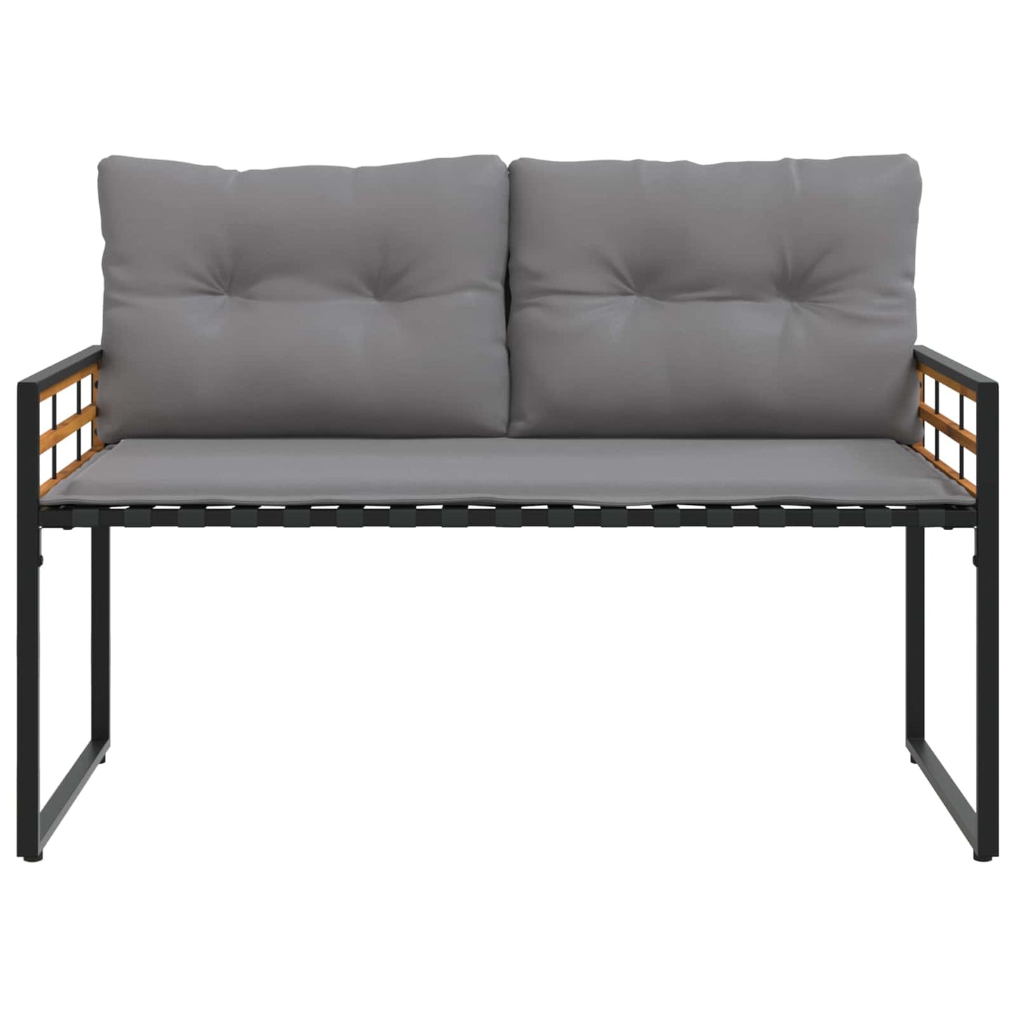 vidaXL Σετ Εξωτερικών Επίπλων με μαξιλάρι 4 pcs Ανοιχτό γκρι
