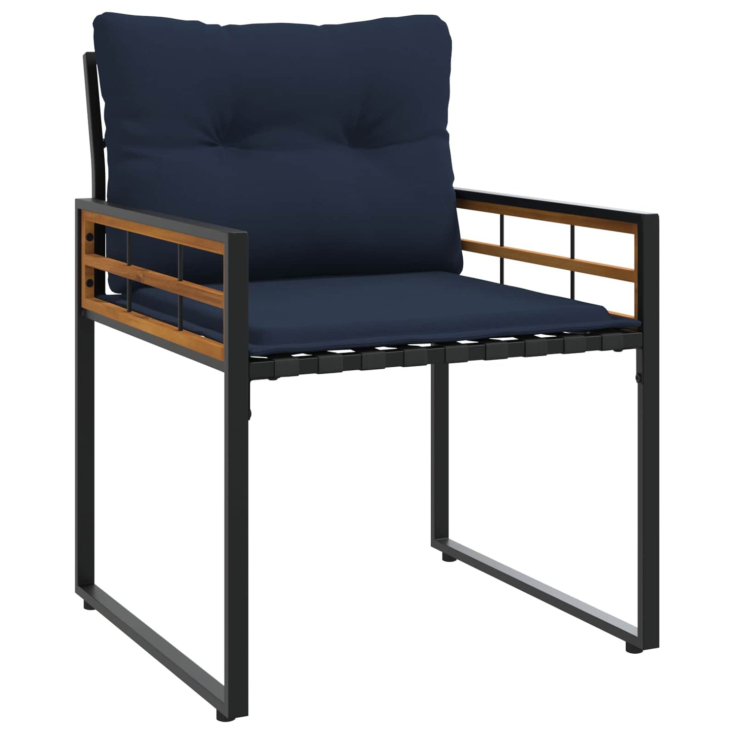 vidaXL Σετ Εξωτερικών Επίπλων με μαξιλάρι 4 pcs Ναυτικό μπλε