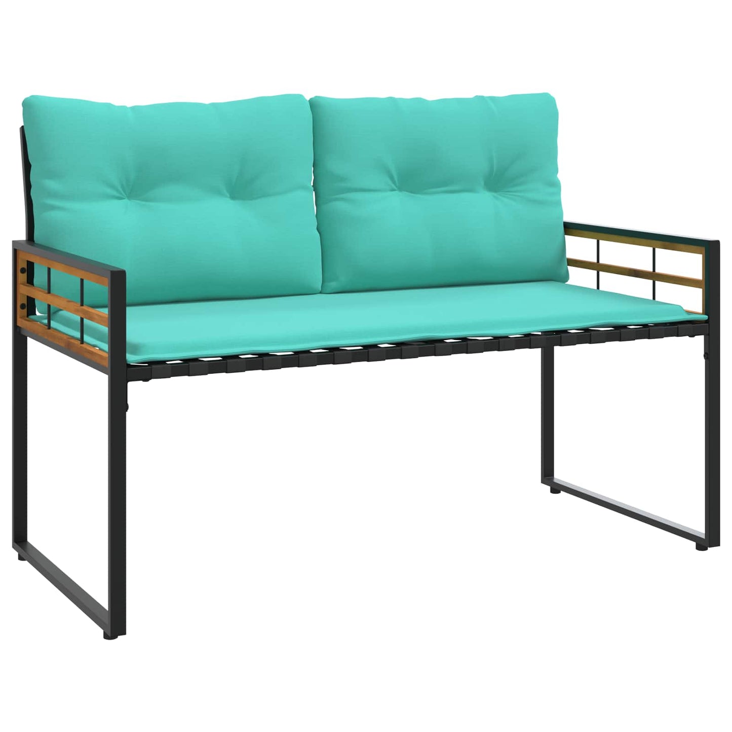 vidaXL Σετ Εξωτερικών Επίπλων με μαξιλάρι 4 pcs Τιρκουάζ