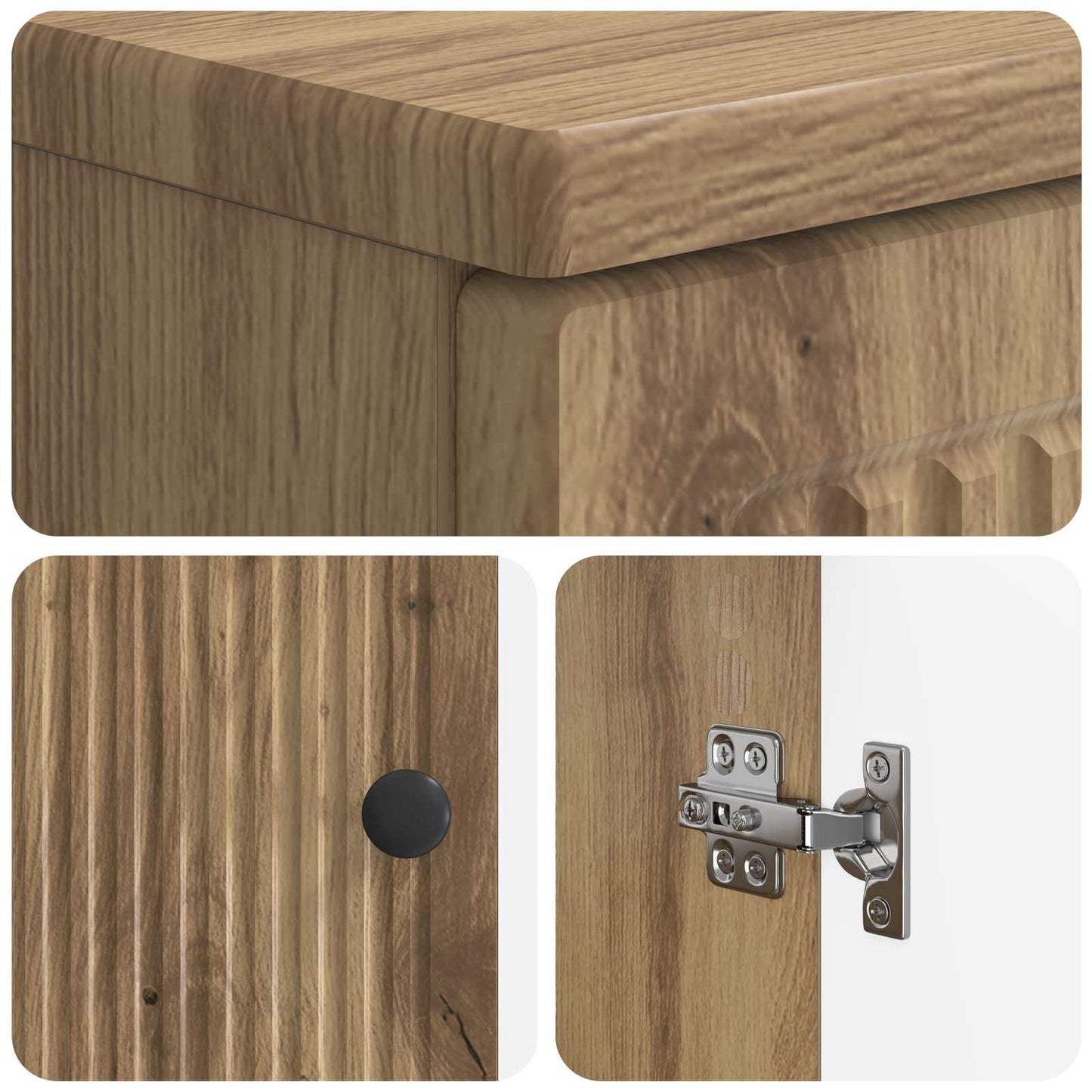 vidaXL Ντουλάπα Νιπτήρα Mπάνιου EDE Artisan Δρυς 59,5 x 31,5 x 59 εκ.