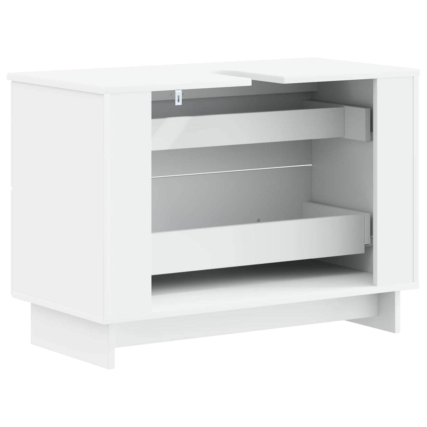 vidaXL Ντουλάπα Νιπτήρα Mπάνιου EDE Λευκό 82 x 41 x 59 εκ
