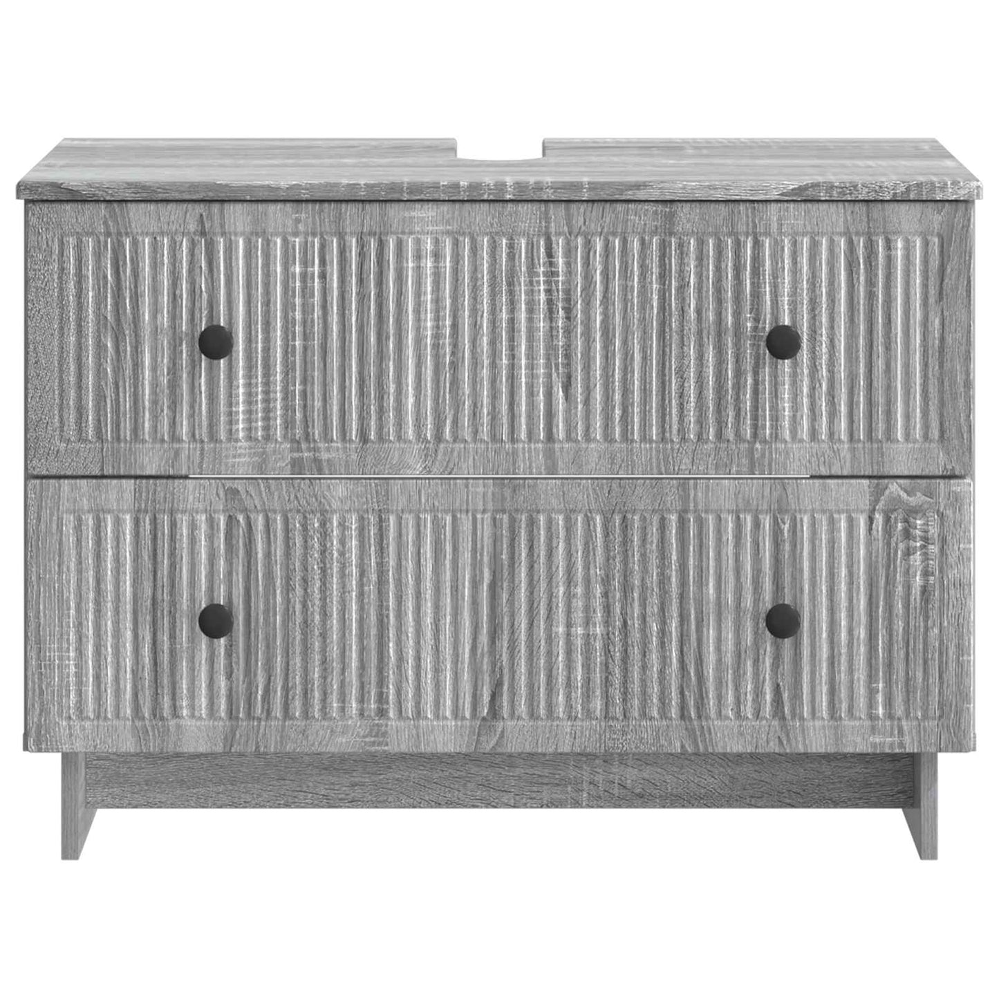 vidaXL Ντουλάπα Νιπτήρα Mπάνιου EDE Γκρι Sonoma 82 x 41 x 59 εκ