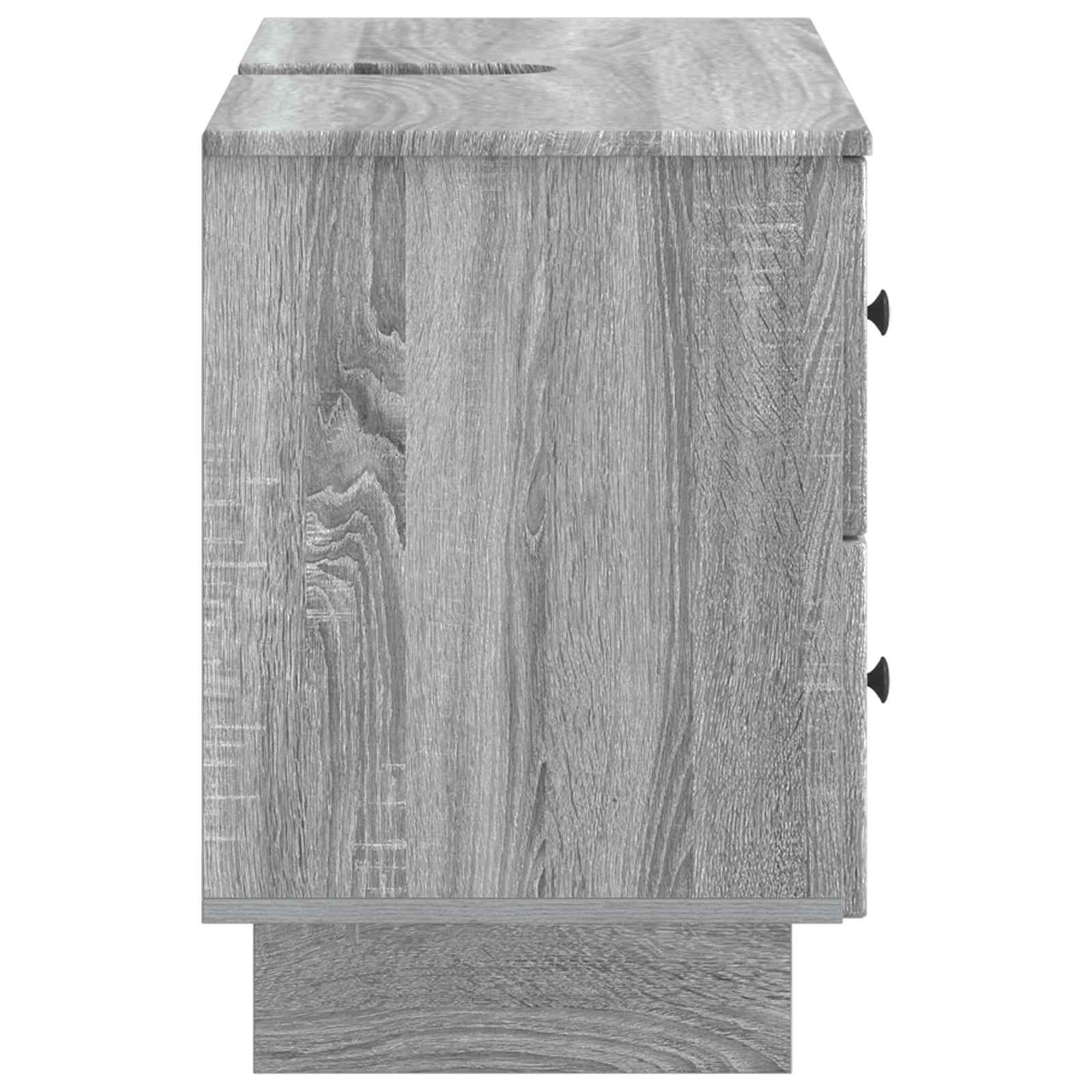 vidaXL Ντουλάπα Νιπτήρα Mπάνιου EDE Γκρι Sonoma 82 x 41 x 59 εκ