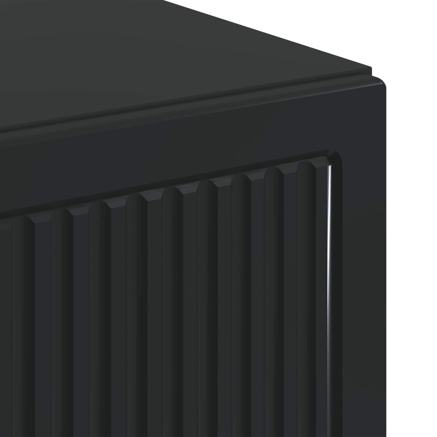 vidaXL Ντουλάπι Αποθήκευσης Μπάνιου EDE Μαύρο 59,5 x 31 x 80 εκ