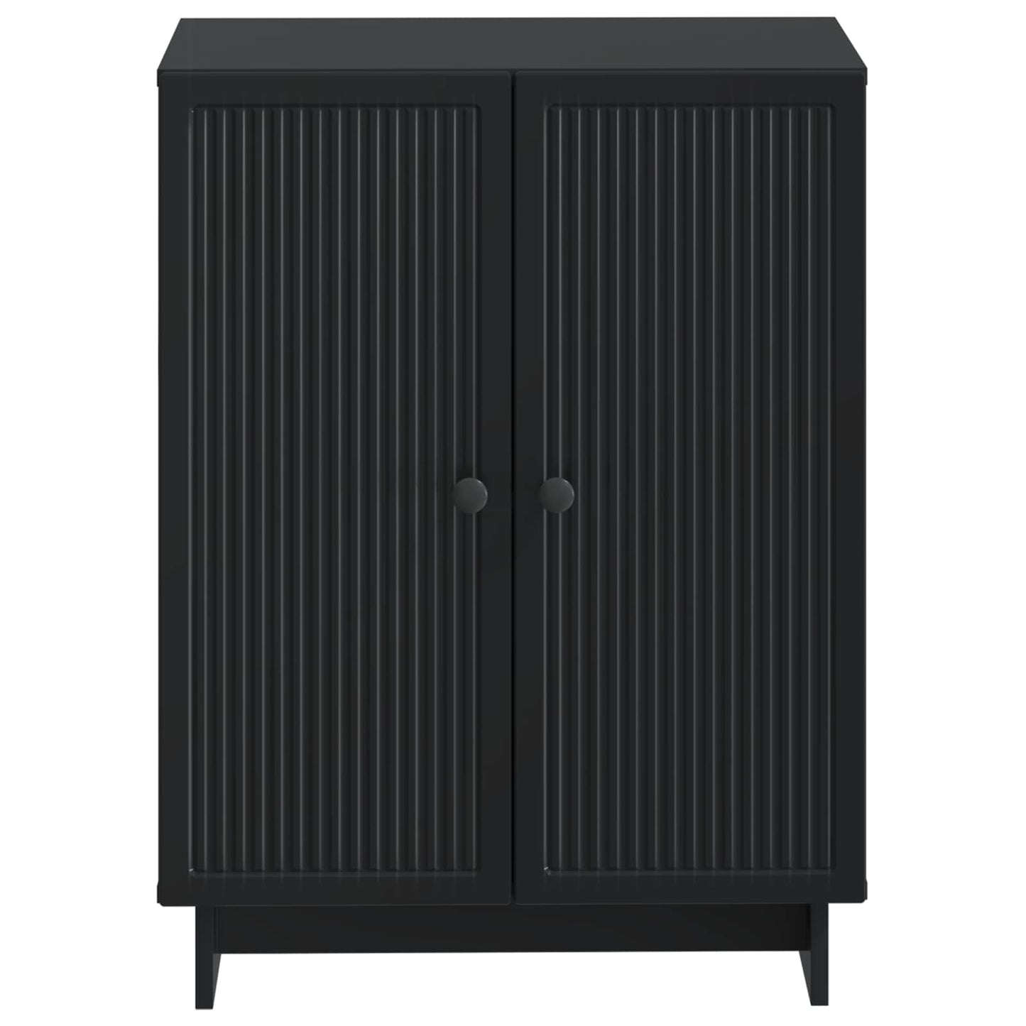 vidaXL Ντουλάπι Αποθήκευσης Μπάνιου EDE Μαύρο 59,5 x 31 x 80 εκ