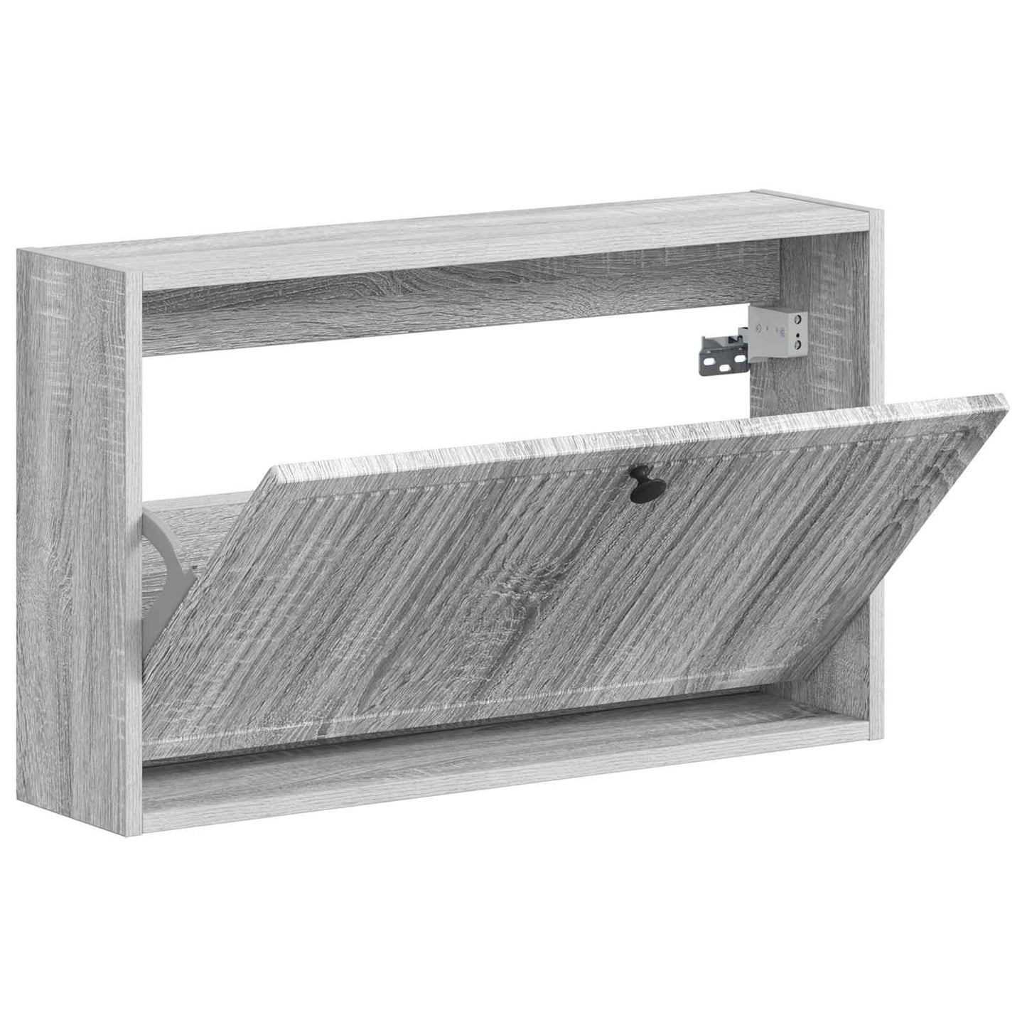 vidaXL Τοίχου Ντουλάπα Παπουτσιών EDE 71 x 17 x 43 εκ Γκρι Sonoma