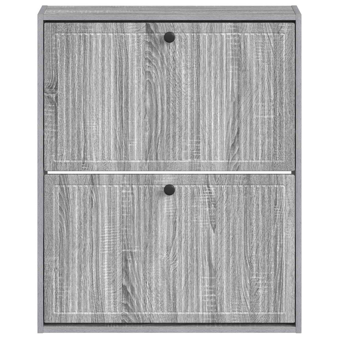vidaXL Τοίχου Ντουλάπα Παπουτσιών EDE 71 x 17 x 86 εκ. Γκρι Sonoma