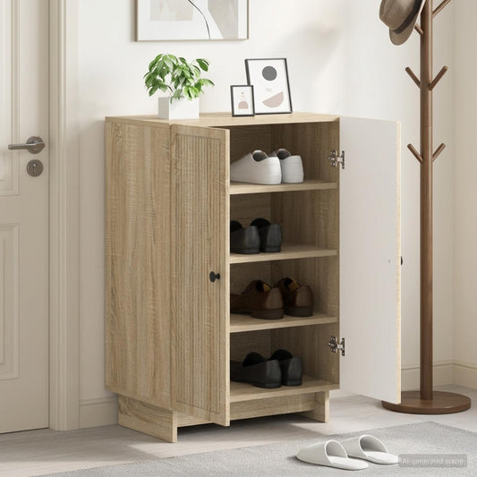 vidaXL Ντουλάπα Παπουτσιών EDE 59,5 x 39,5 x 90 εκ. Επεξεργασμένο Ξύλο