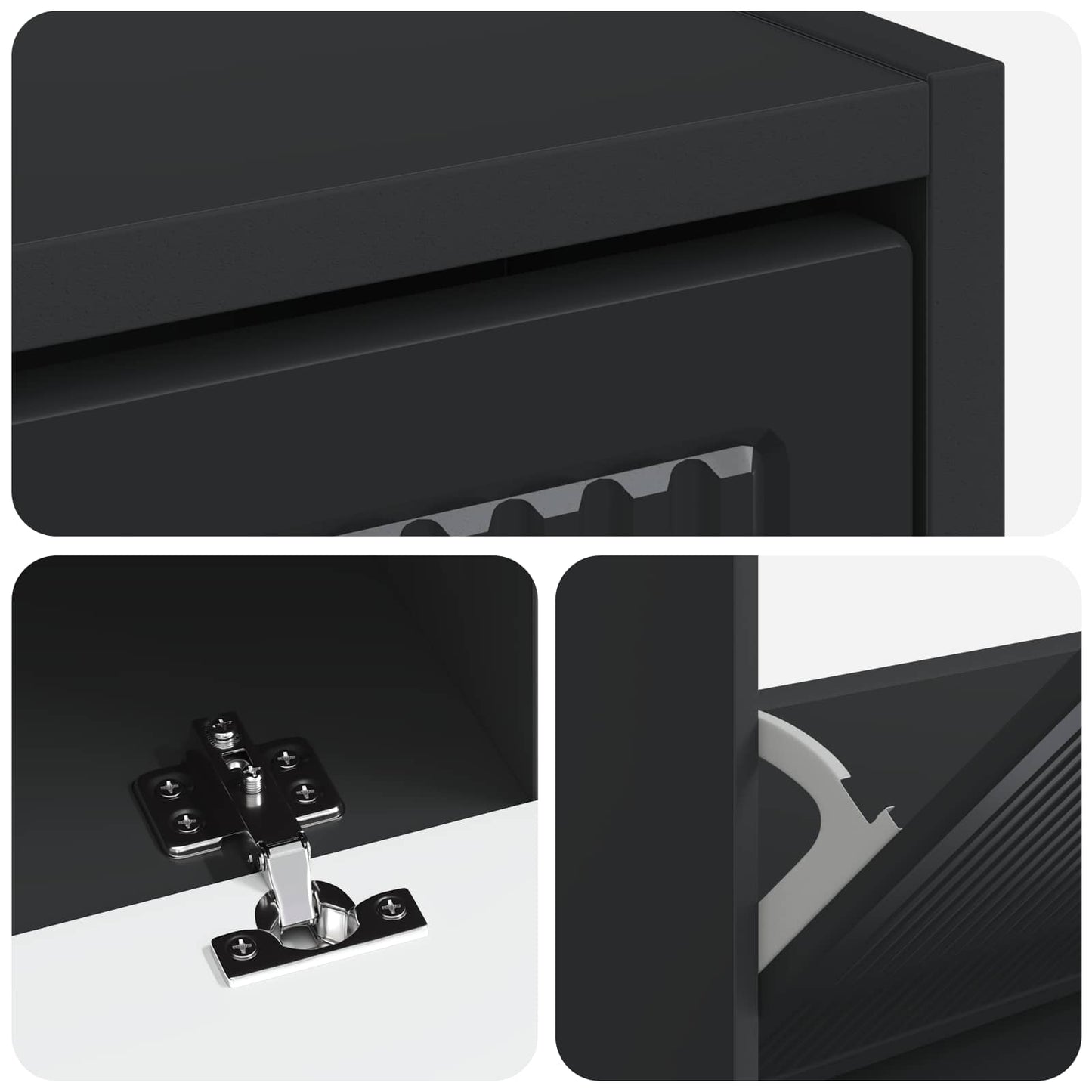 vidaXL Ντουλάπα Παπουτσιών EDE 78 x 24 x 103 εκ. Επεξεργασμένο Ξύλο