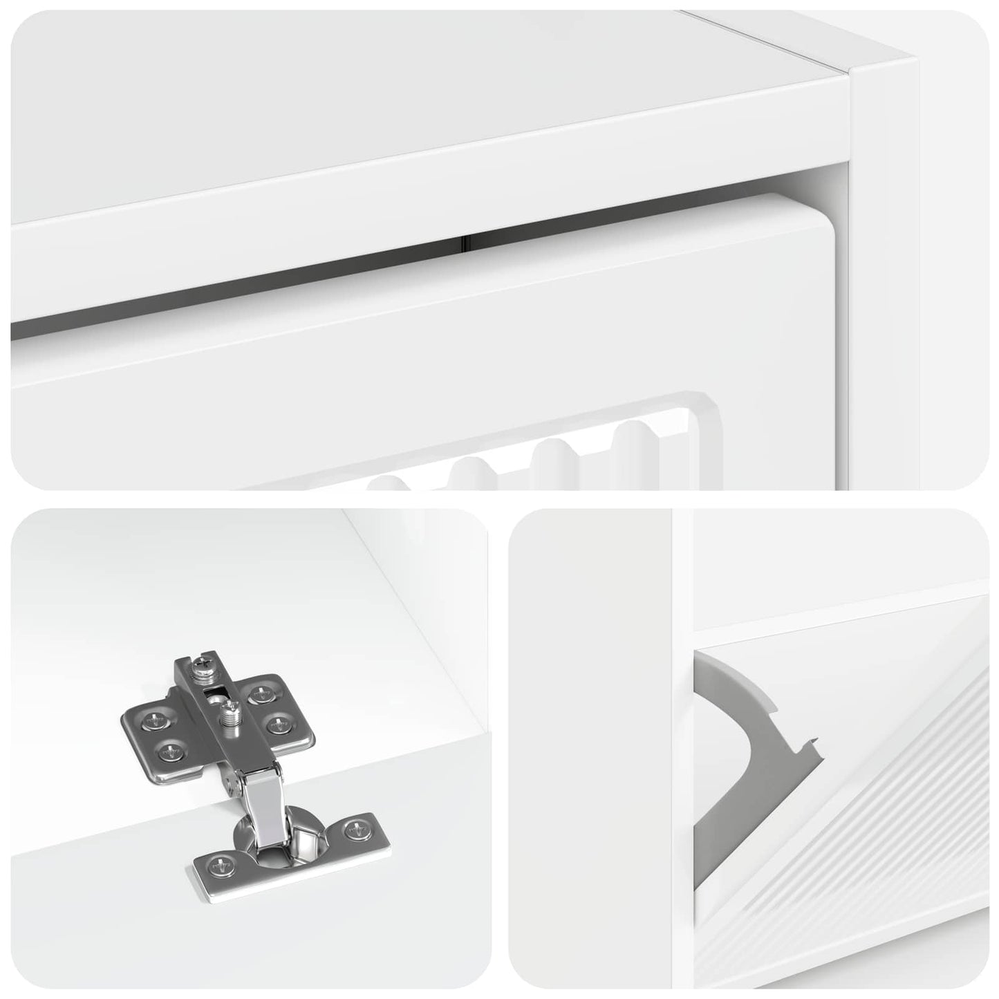 vidaXL Ντουλάπα Παπουτσιών EDE 78 x 24 x 103 εκ. Επεξεργασμένο Ξύλο