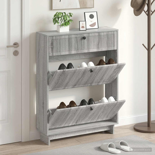 vidaXL Ντουλάπα Παπουτσιών EDE 78 x 24 x 103 εκ. Επεξεργασμένο Ξύλο