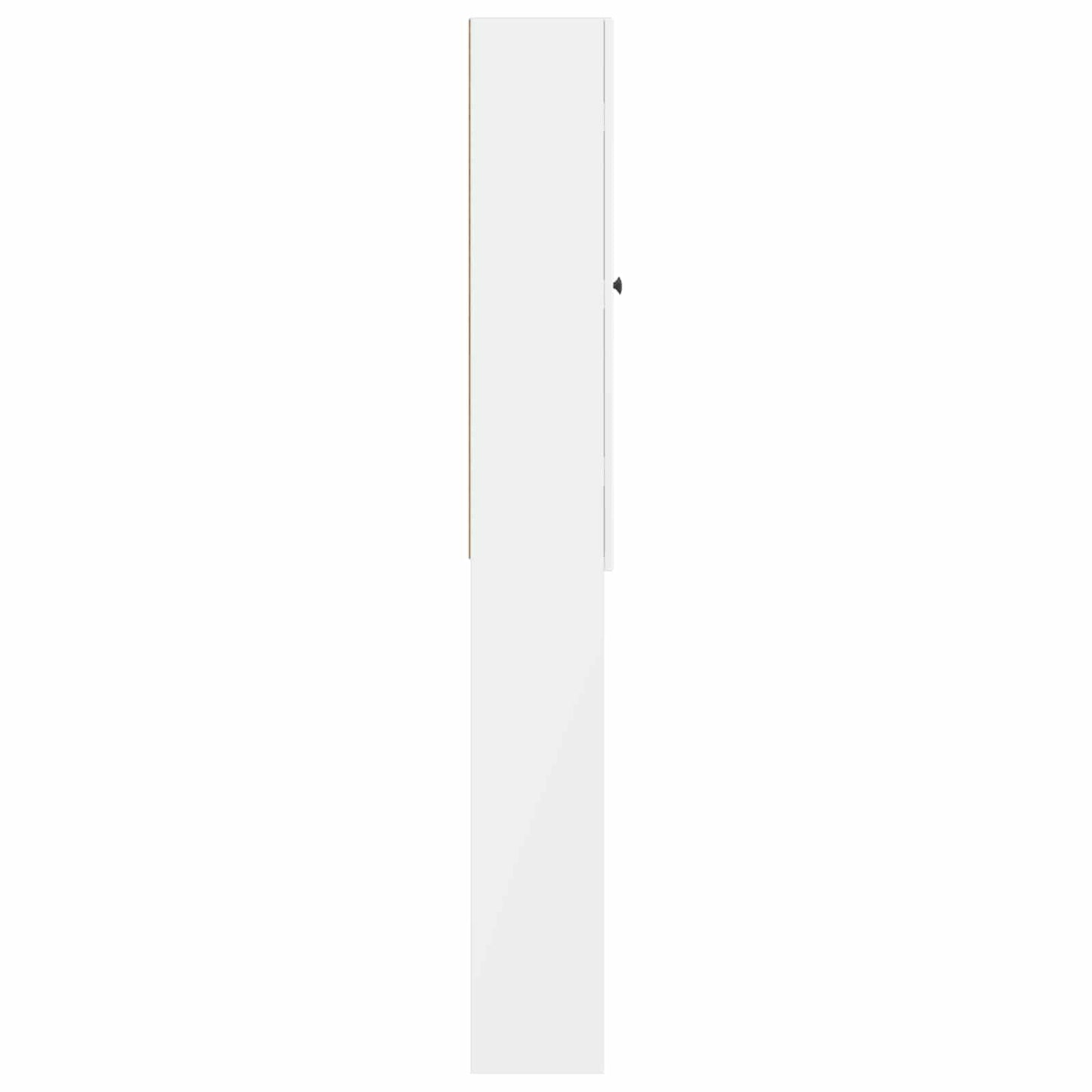 vidaXL Ντουλάπα τουαλέτας EDE Γυαλιστερό Λευκό 66 x 25,5 x 190 εκ.