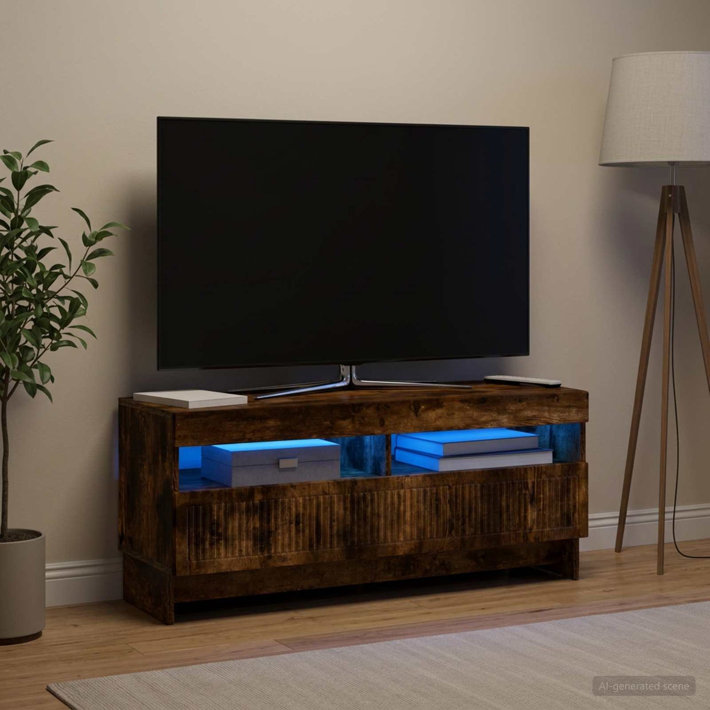 vidaXL Ντουλάπα LED Τηλεόρασης EDE 100 x 35 x 43 εκ.