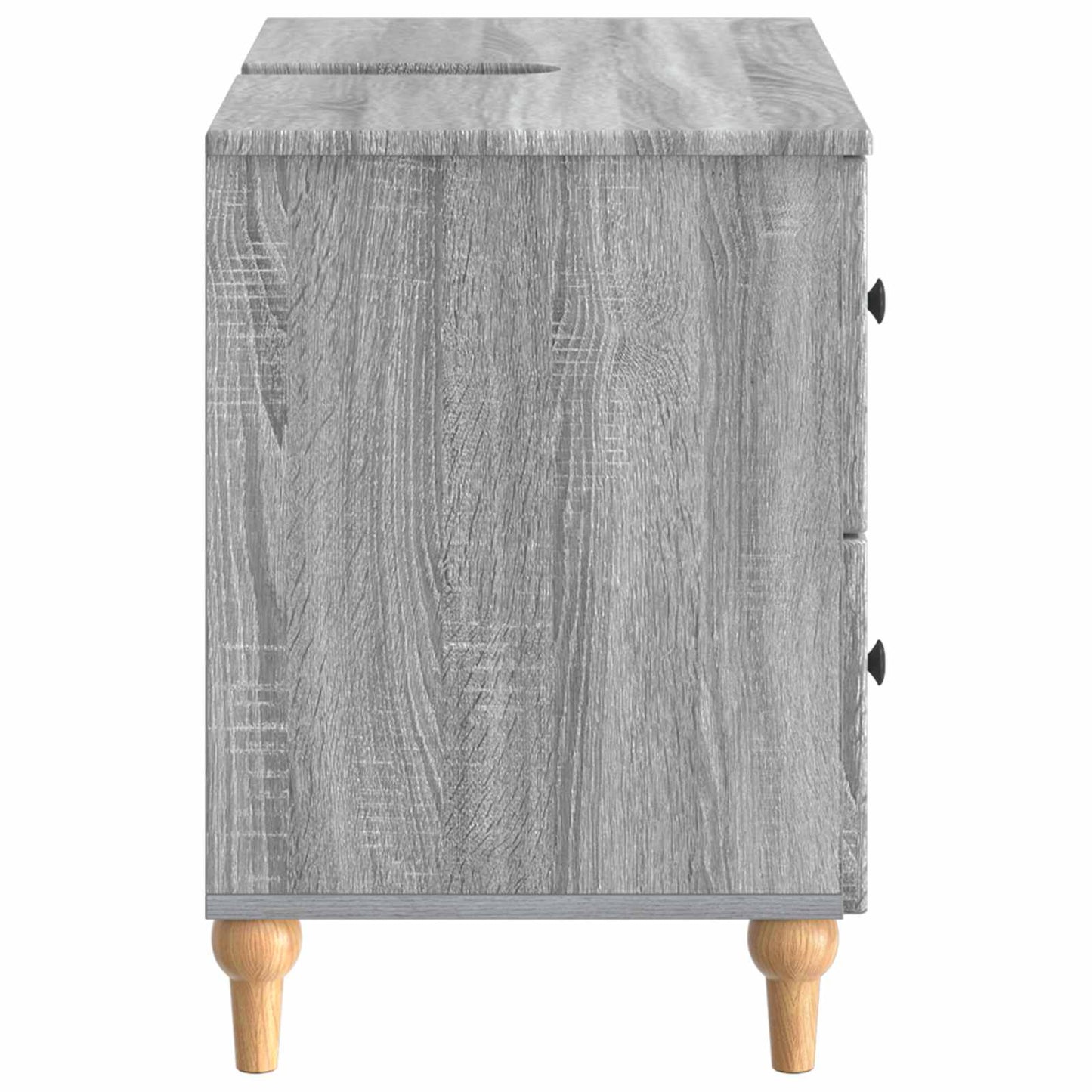 vidaXL Ντουλάπα Νιπτήρα Mπάνιου ALKMAAR Γκρι Sonoma 82 x 41 x 59 εκ