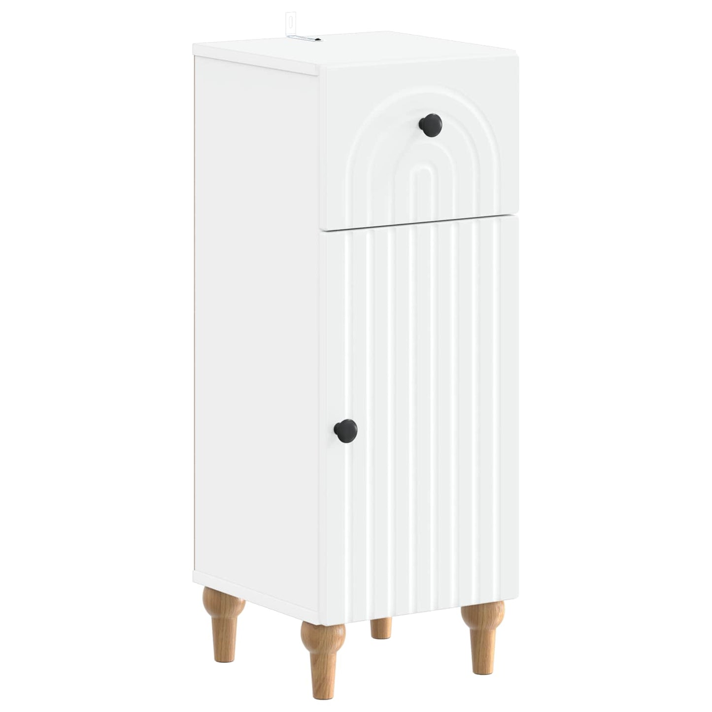 vidaXL Ντουλάπι Αποθήκευσης Μπάνιου ALKMAAR Λευκό 30 x 31 x 80 εκ.