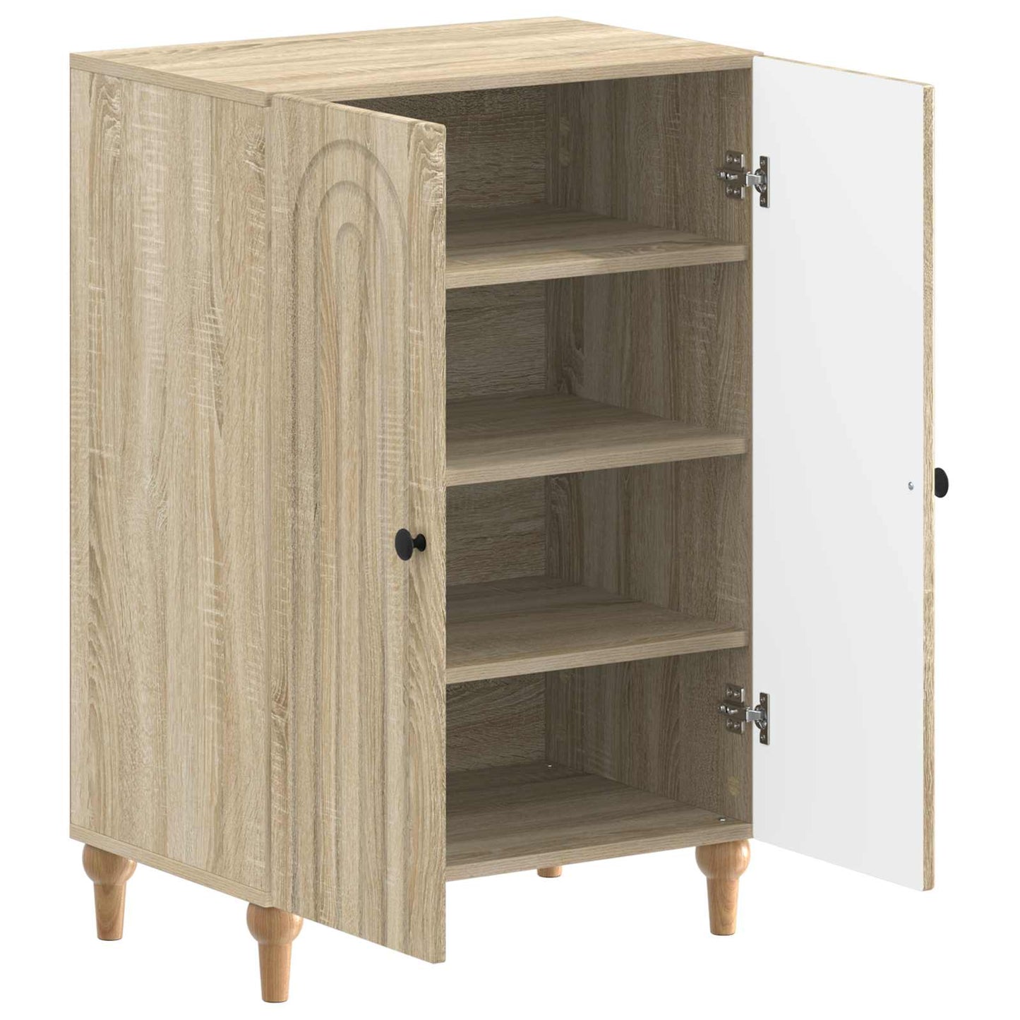 vidaXL Ντουλάπα Παπουτσιών ALKMAAR 59,5 x 39,5 x 90 εκ. Sonoma Δρυς