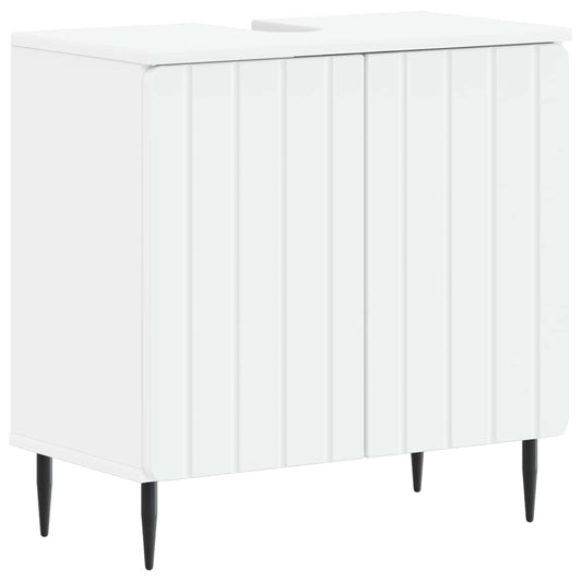 vidaXL Ντουλάπα Νιπτήρα Mπάνιου ZWOLLE Λευκό 59,5 x 31,5 x 59 εκ.