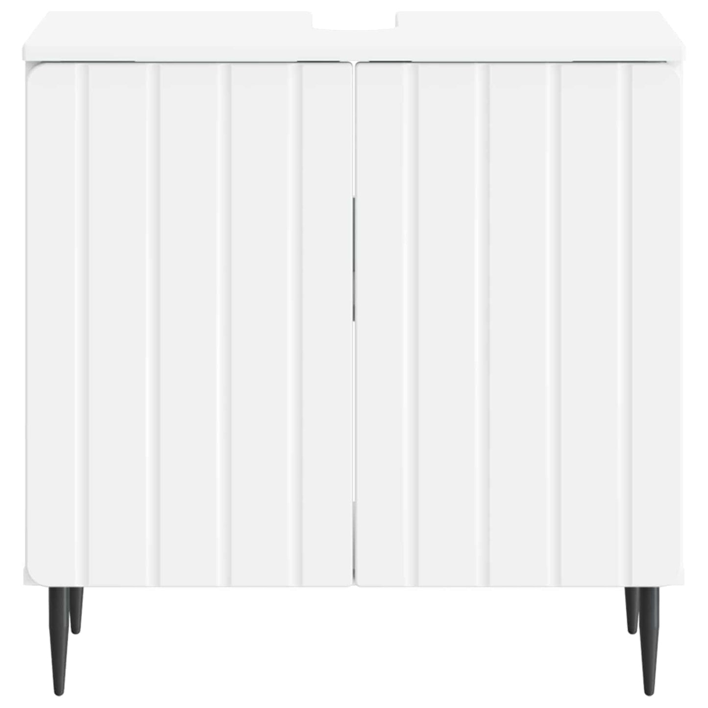 vidaXL Ντουλάπα Νιπτήρα Mπάνιου ZWOLLE Λευκό 59,5 x 31,5 x 59 εκ.