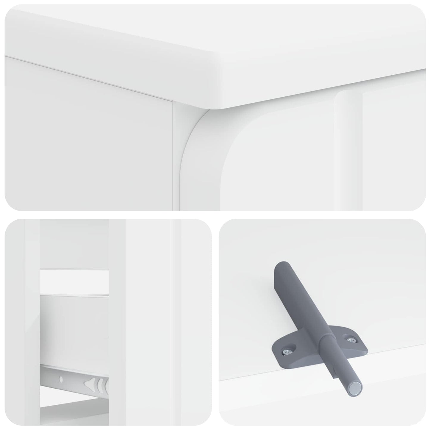 vidaXL Ντουλάπα Νιπτήρα Mπάνιου ZWOLLE Λευκό 82 x 41 x 58,5 εκ