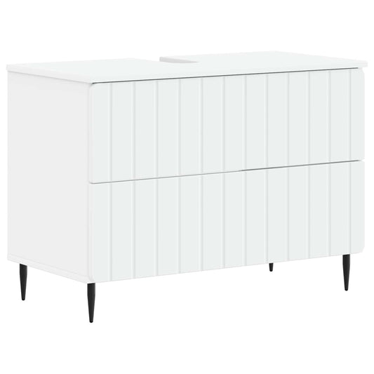 vidaXL Ντουλάπα Νιπτήρα Mπάνιου ZWOLLE Λευκό 82 x 41 x 58,5 εκ