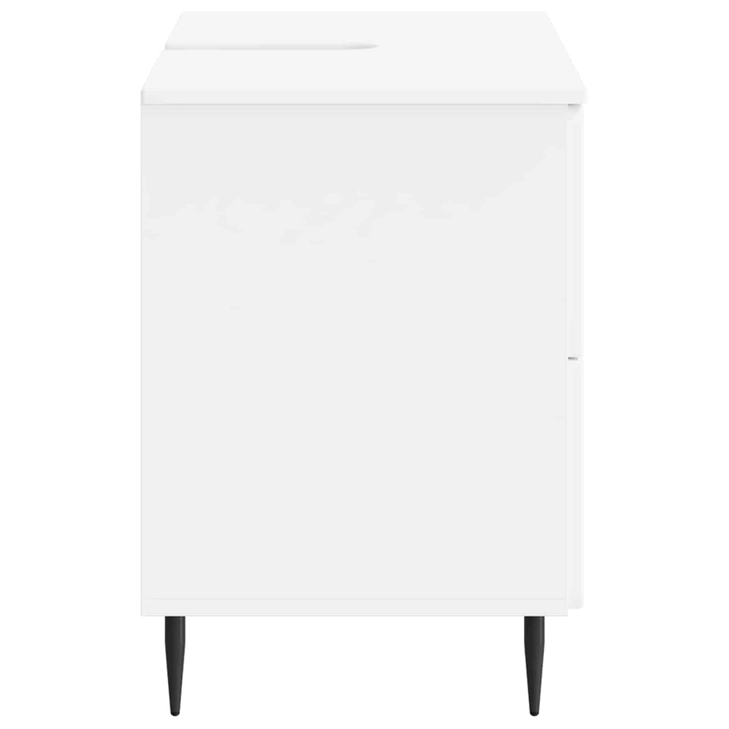vidaXL Ντουλάπα Νιπτήρα Mπάνιου ZWOLLE Λευκό 82 x 41 x 58,5 εκ