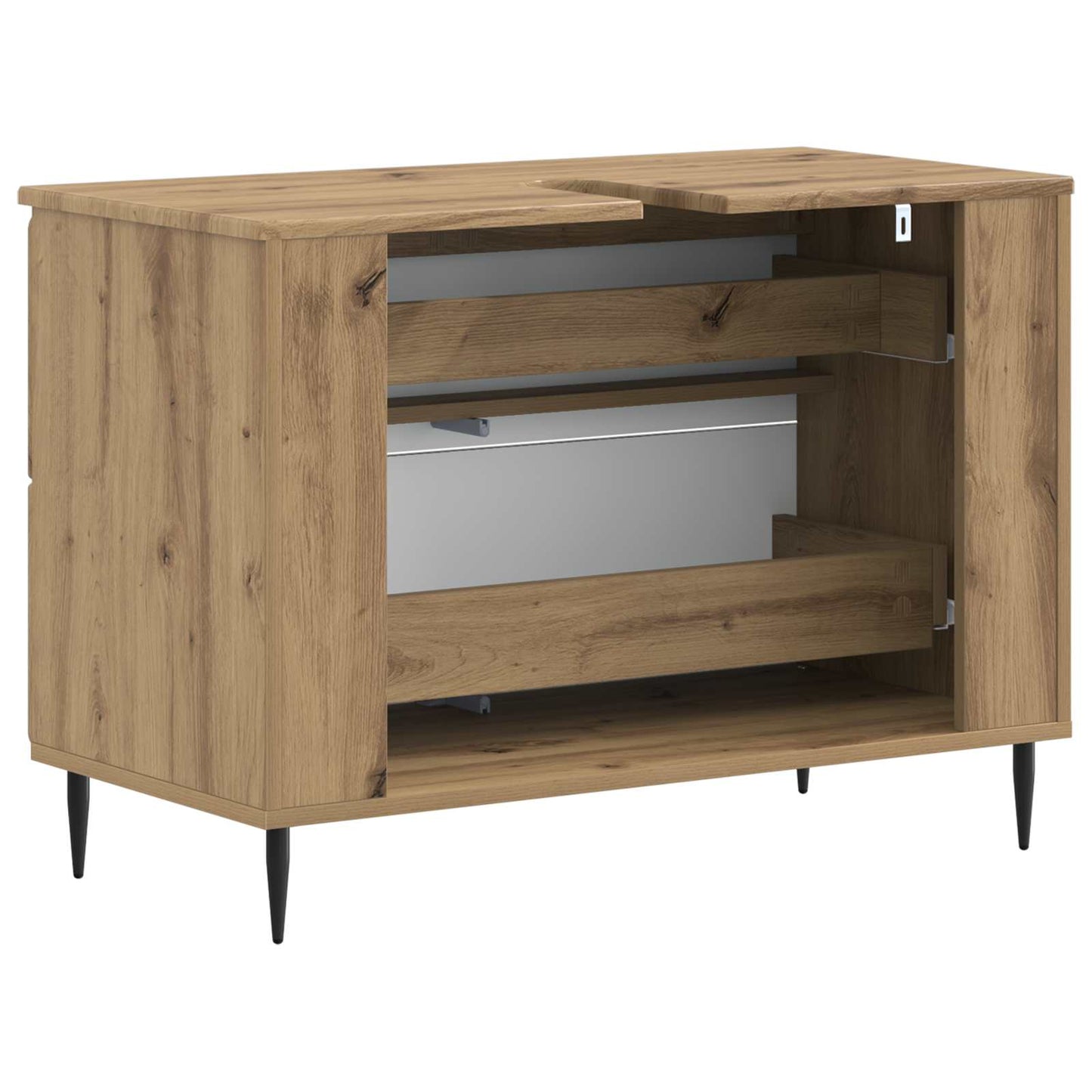 vidaXL Ντουλάπα Νιπτήρα Mπάνιου ZWOLLE Artisan Δρυς 82 x 41 x 58,5 εκ