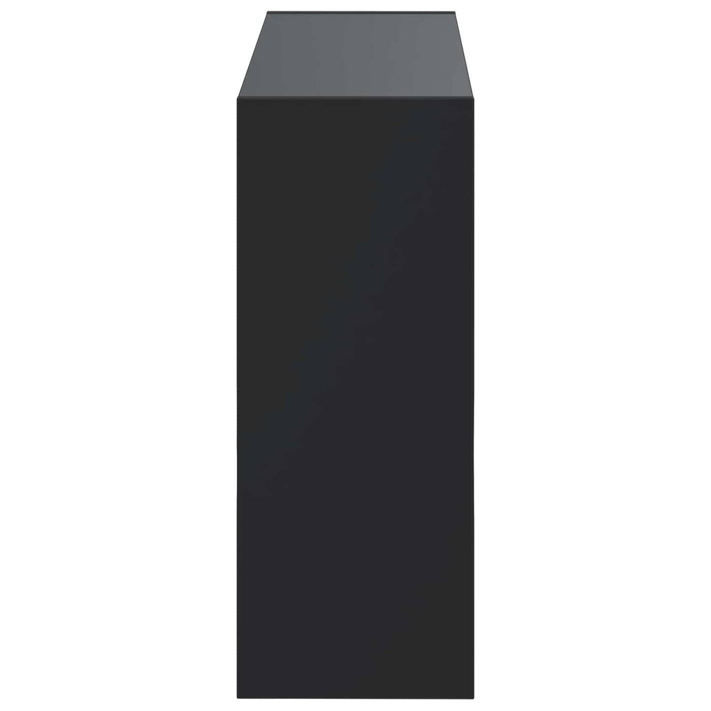 vidaXL Τοίχου Ντουλάπα Παπουτσιών ZWOLLE 71 x 17 x 43 εκ Μαύρο