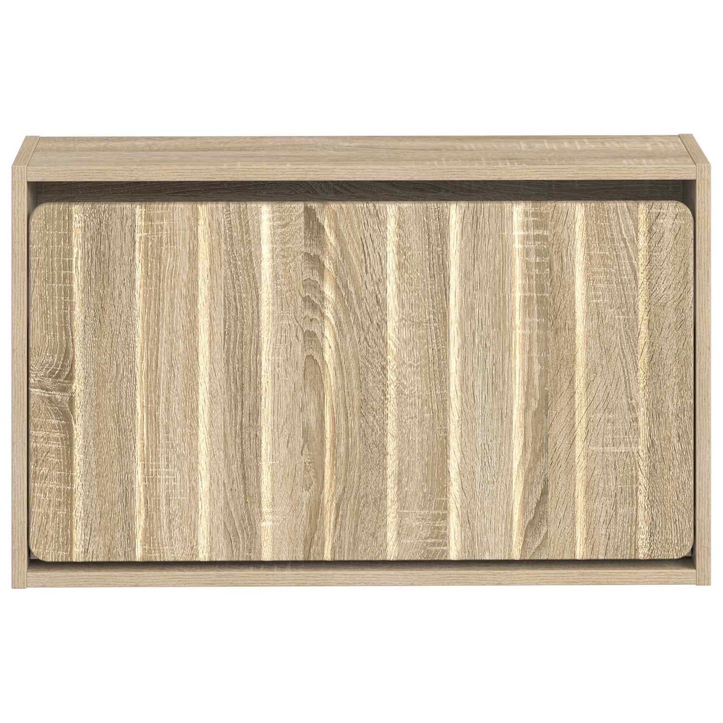 vidaXL Τοίχου Ντουλάπα Παπουτσιών ZWOLLE 71 x 17 x 43 εκ Sonoma Δρυς