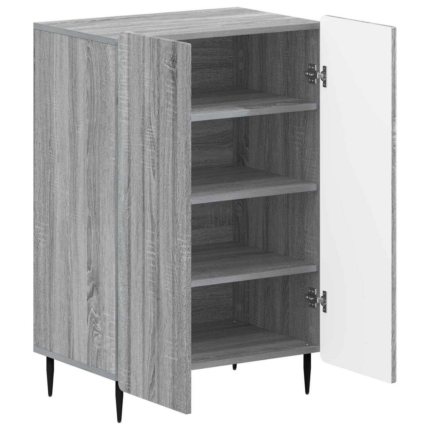 vidaXL Ντουλάπα Παπουτσιών ZWOLLE 59,5 x 39,5 x 91,5 εκ. Γκρι Sonoma