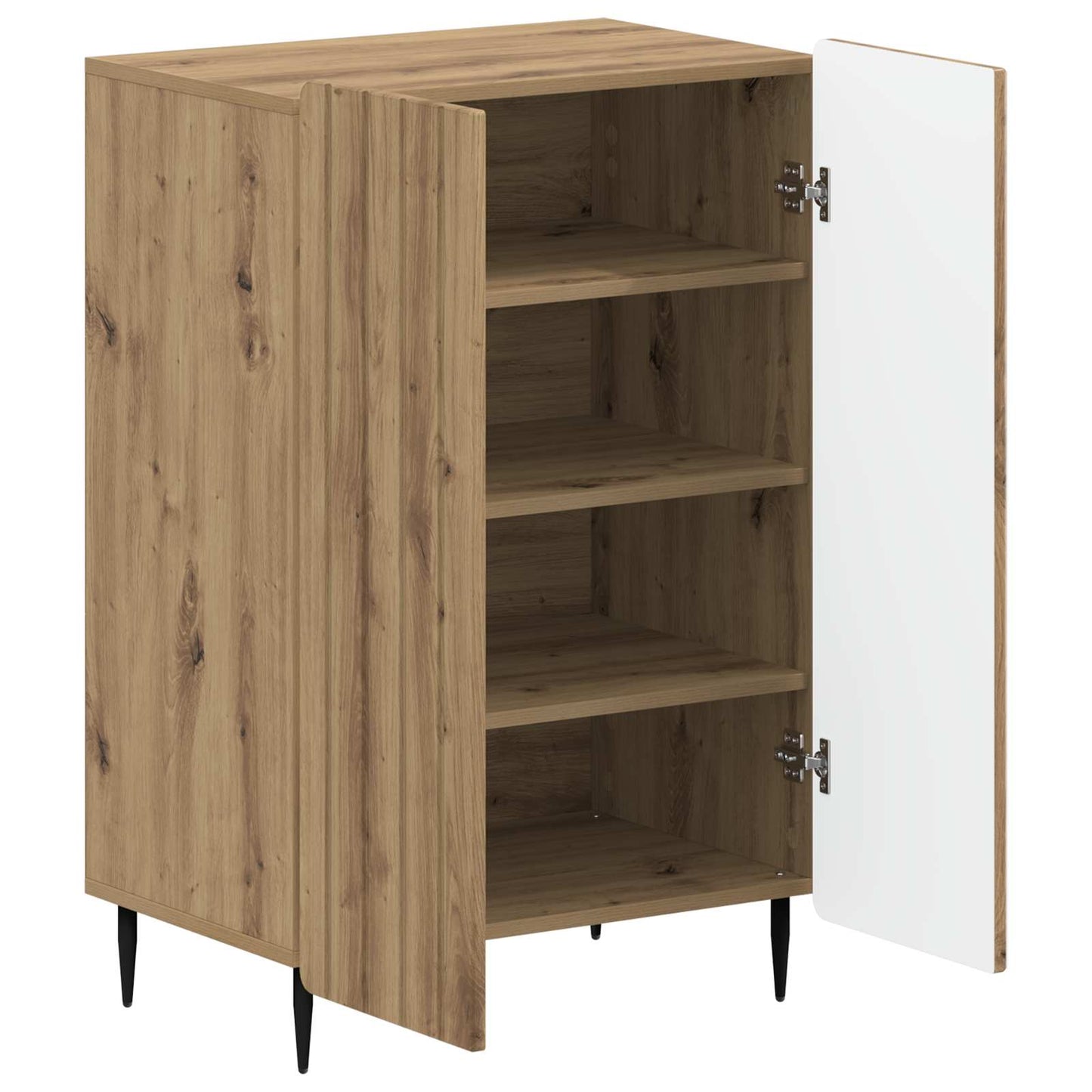 vidaXL Ντουλάπα Παπουτσιών ZWOLLE 59,5 x 39,5 x 91,5 εκ. Artisan Δρυς