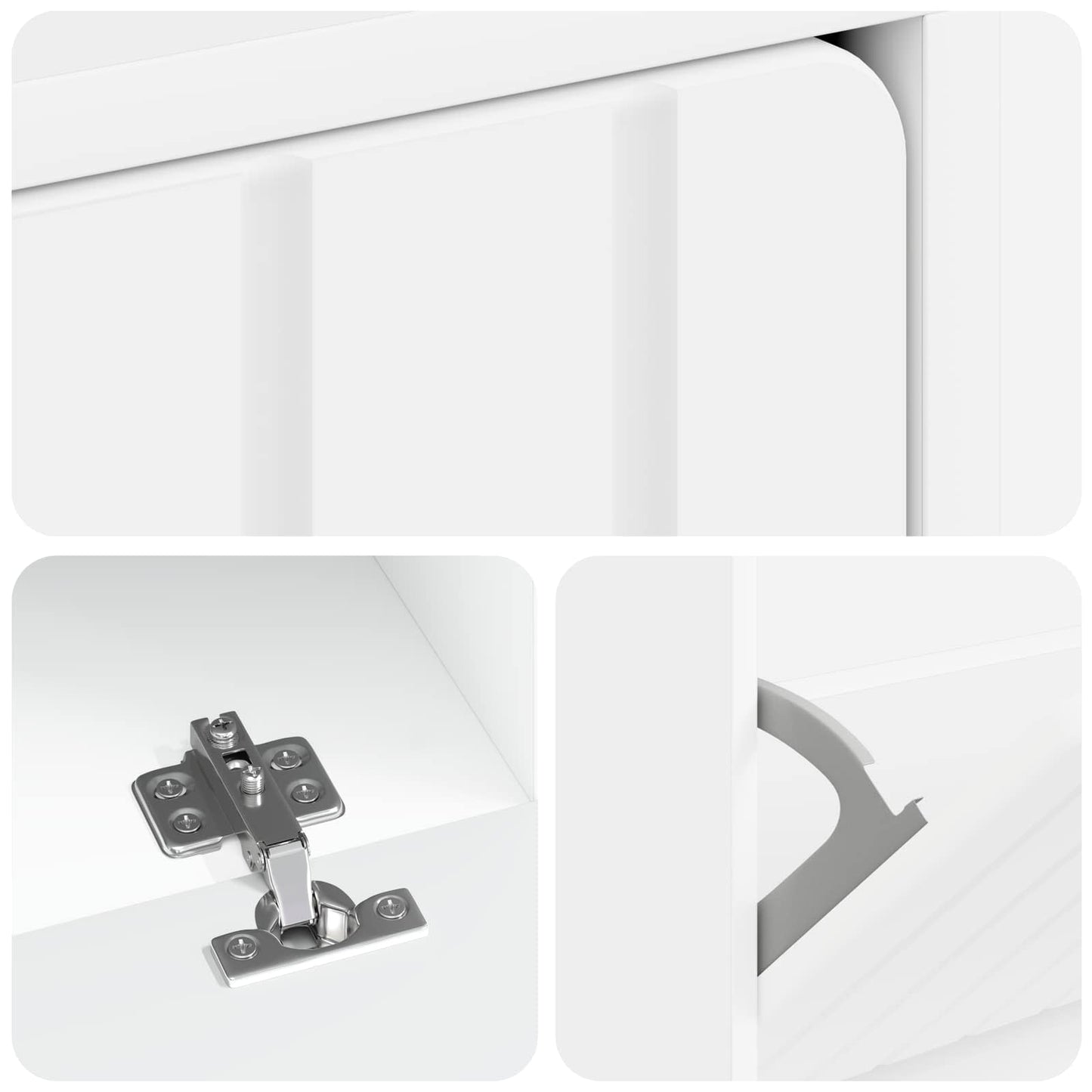vidaXL Ντουλάπα Παπουτσιών ZWOLLE 78 x 24 x 103 εκ. Επεξεργασμένο Ξύλο